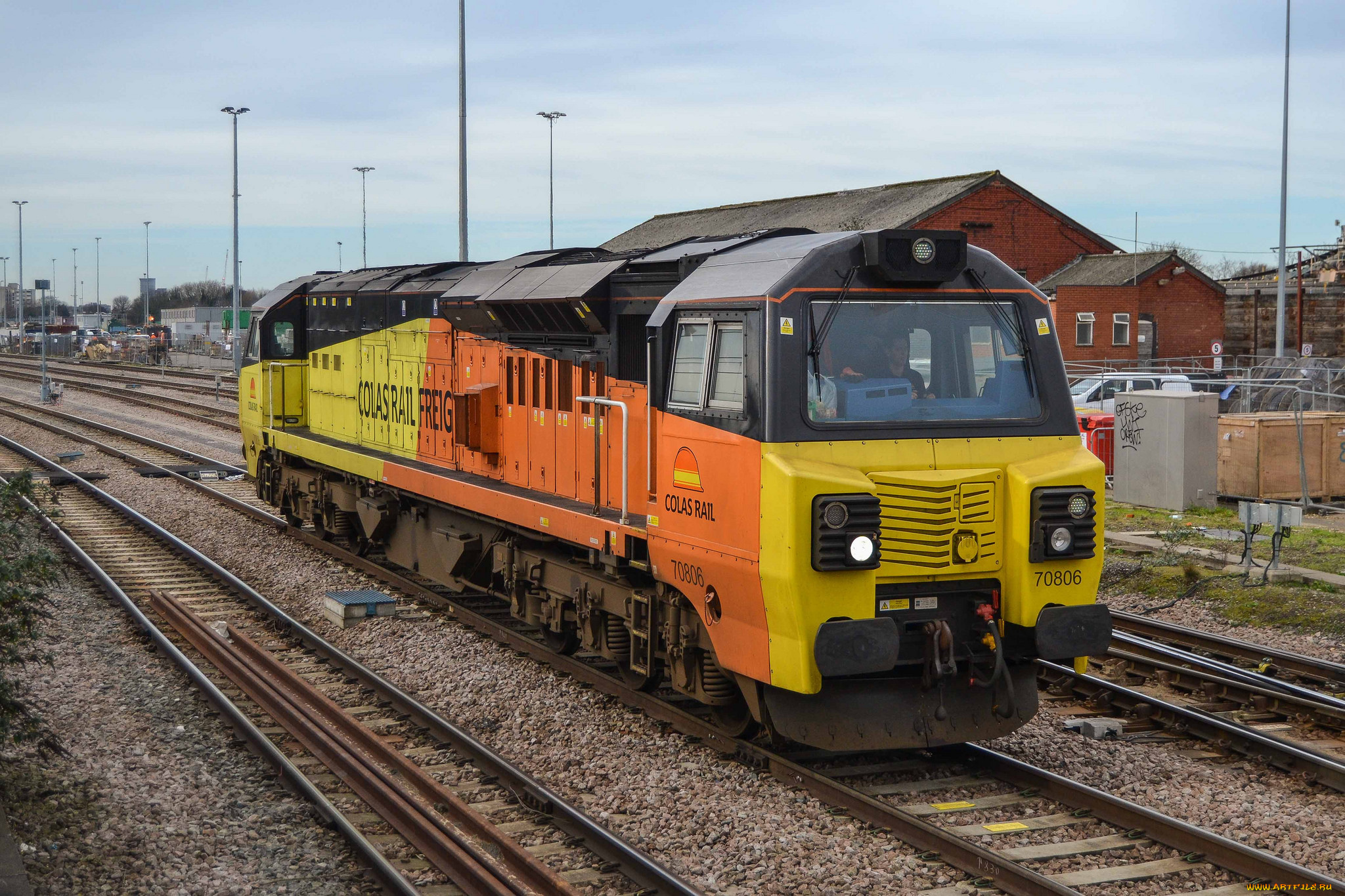 техника, локомотивы, рельсы, локомотив