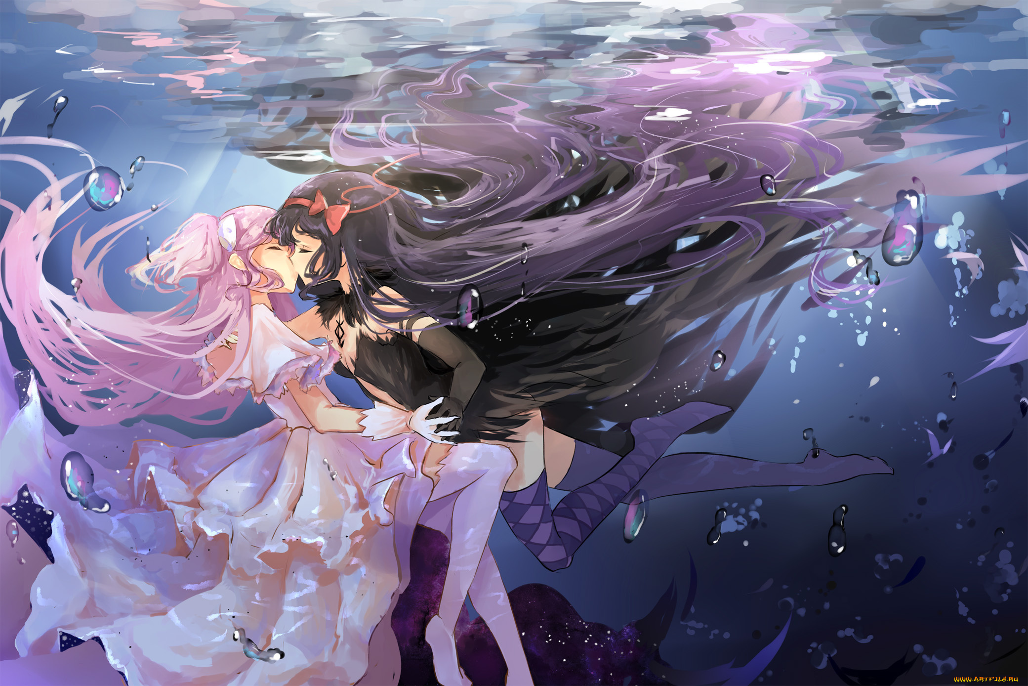 аниме, mahou, shoujo, madoka, magika, ultimate, madoka, akuma, homura, dango, dangowalolicon, akemi