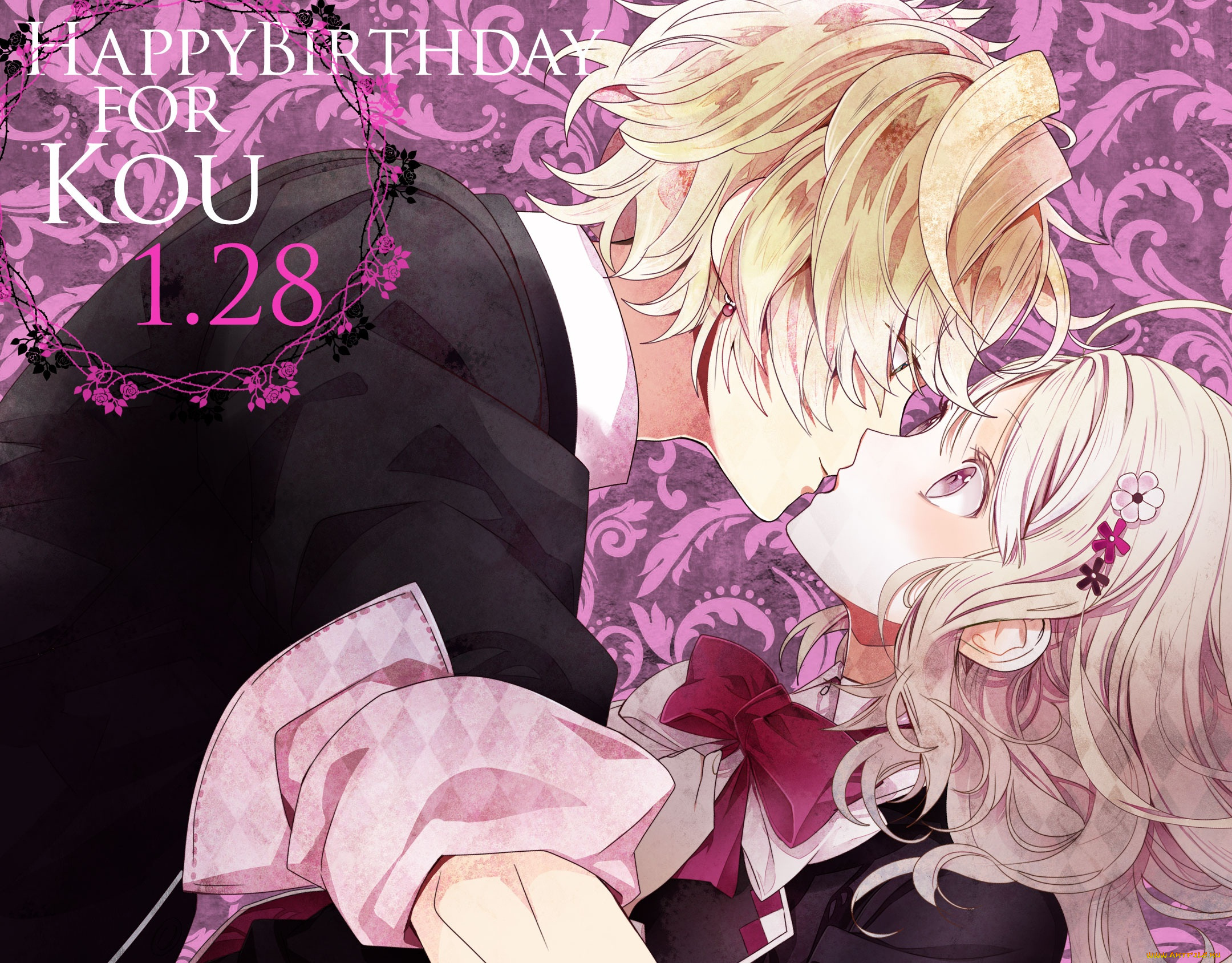 аниме, diabolik, lovers, вампир, девушка