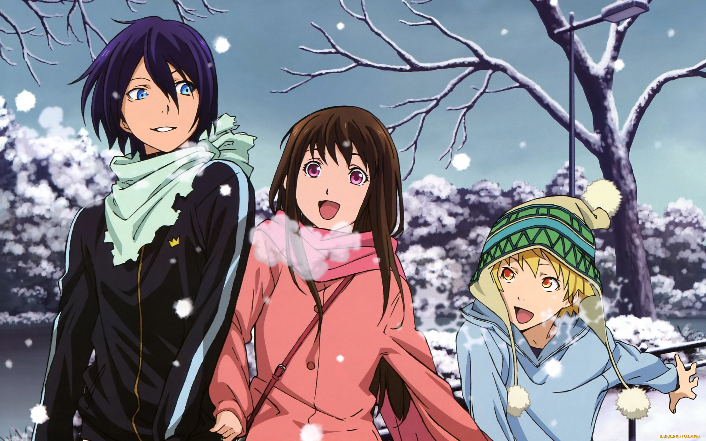 аниме, noragami, бездомный, бог