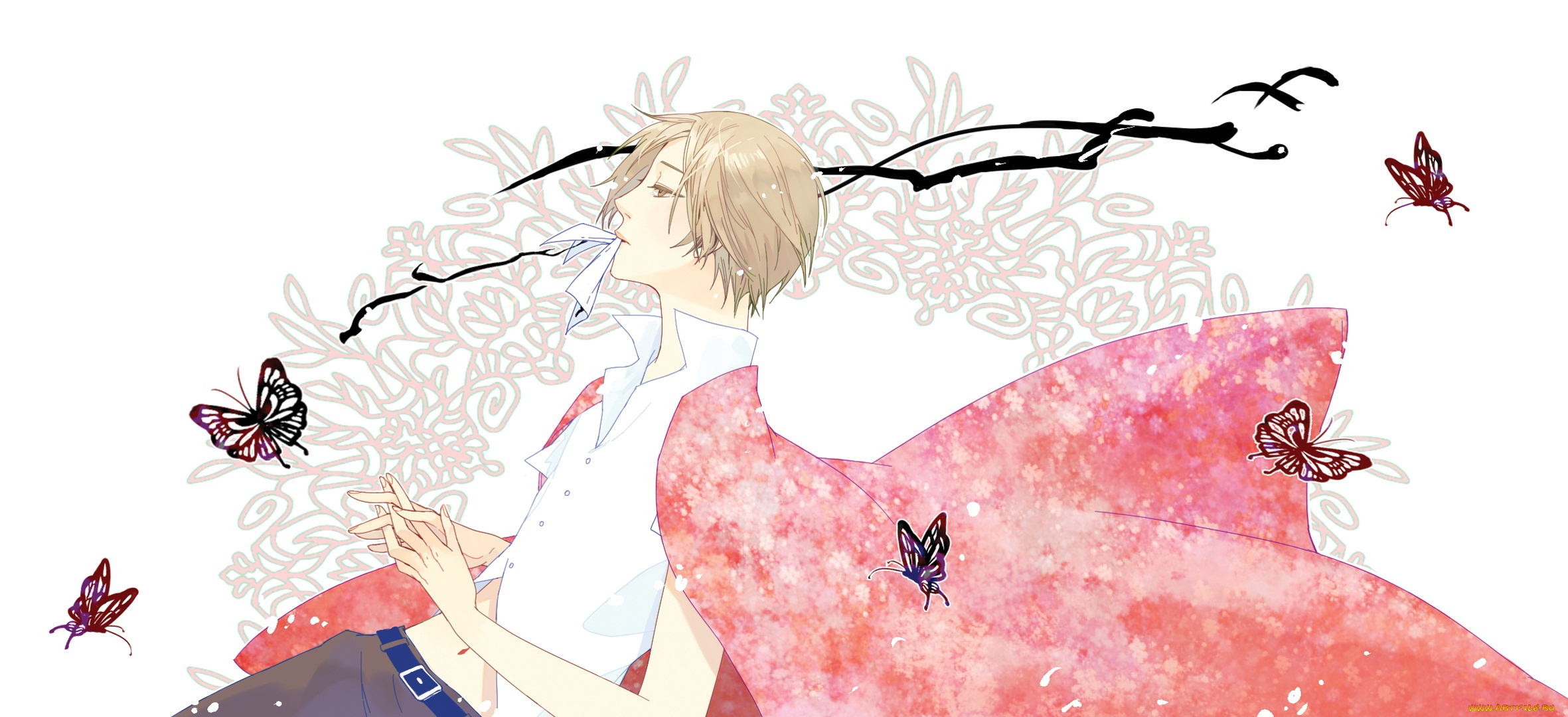 аниме, natsume, yuujinchou, тетрадь, дружбы, нацуме