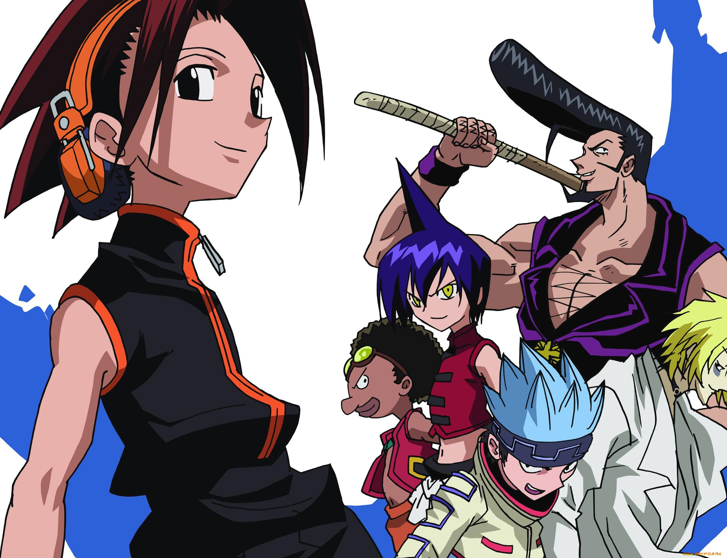 аниме, shaman, king, король, шаман