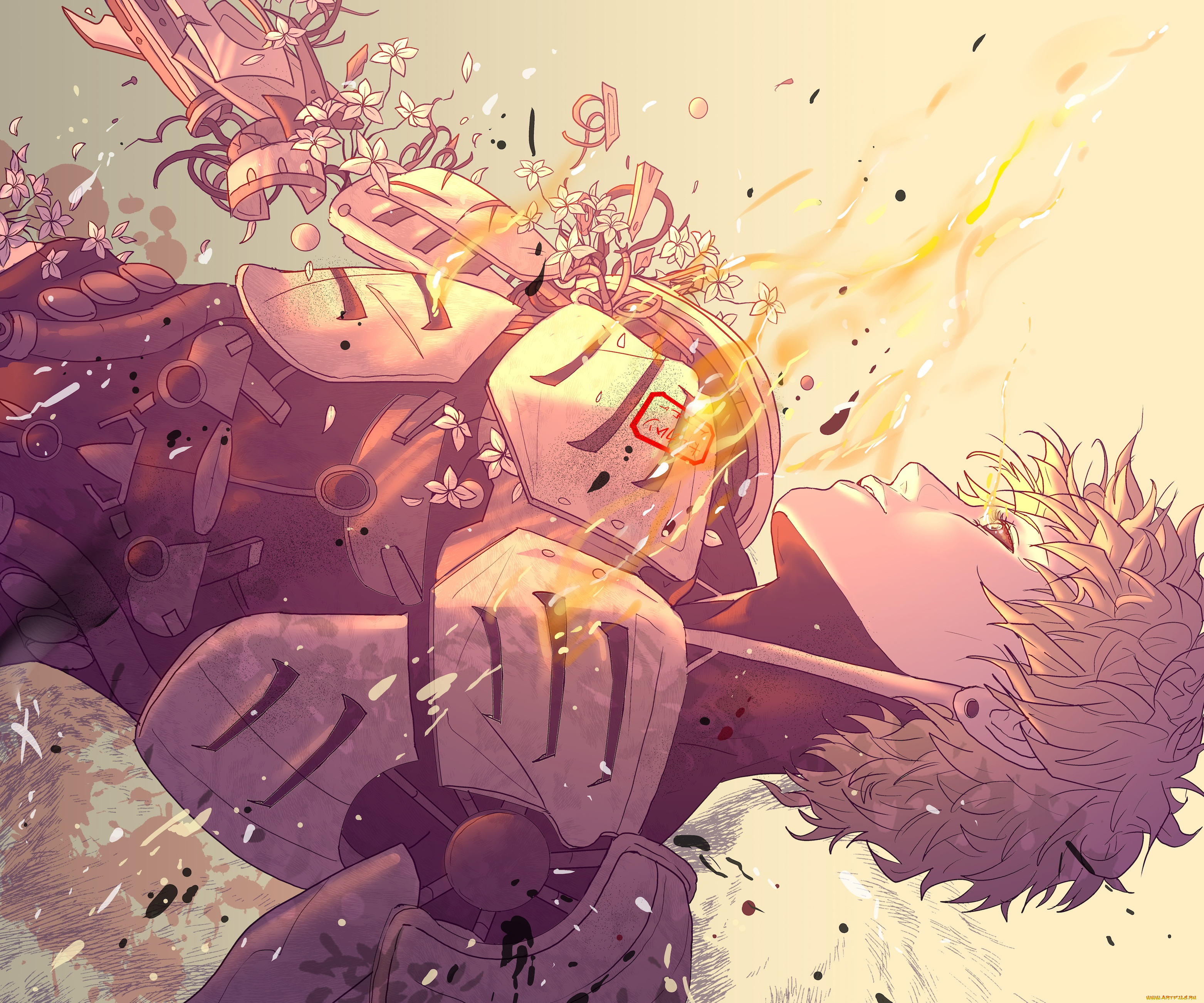 аниме, one, punch, man, генос