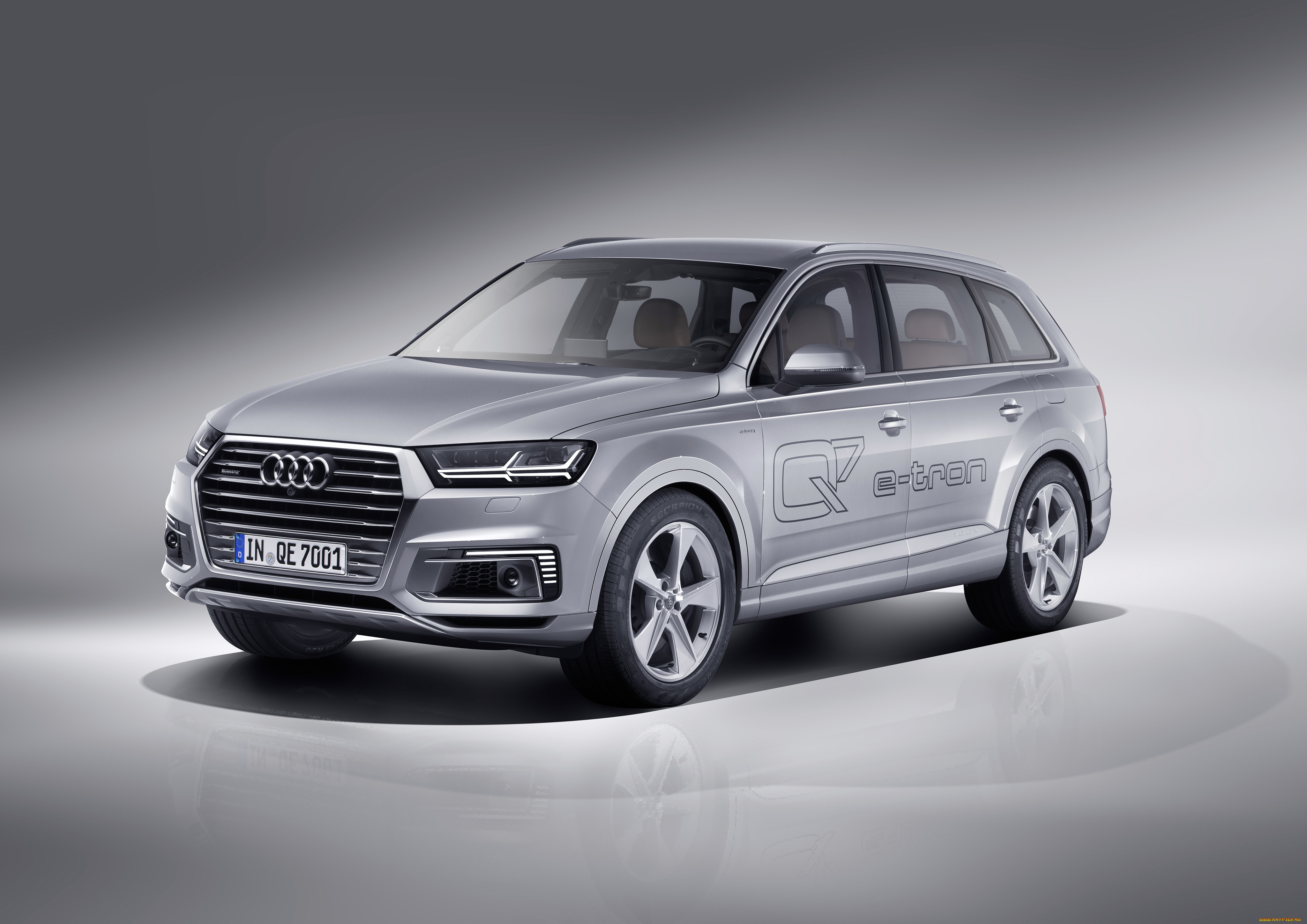 автомобили, audi, 2015г, 4m, tdi, quattro, e-tron, q7