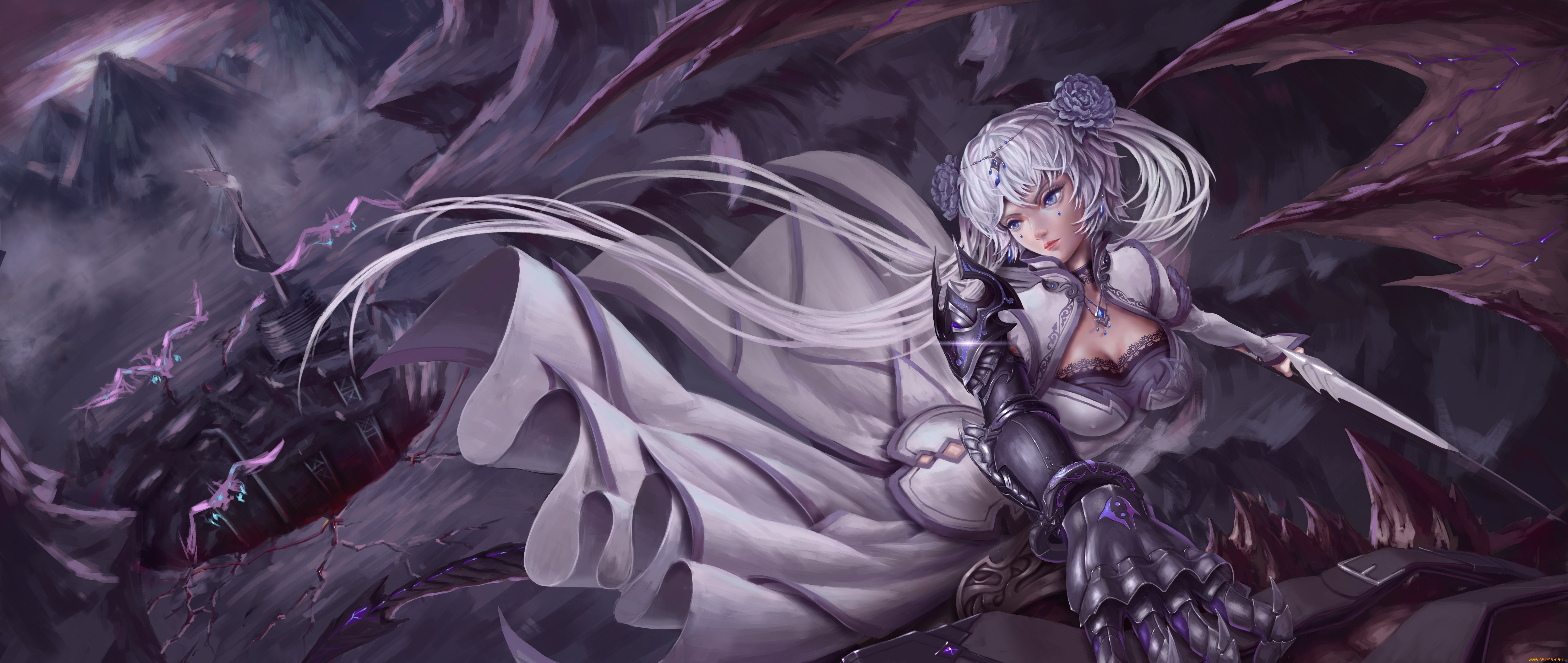 аниме, ангелы, , демоны, brilliant, naraku