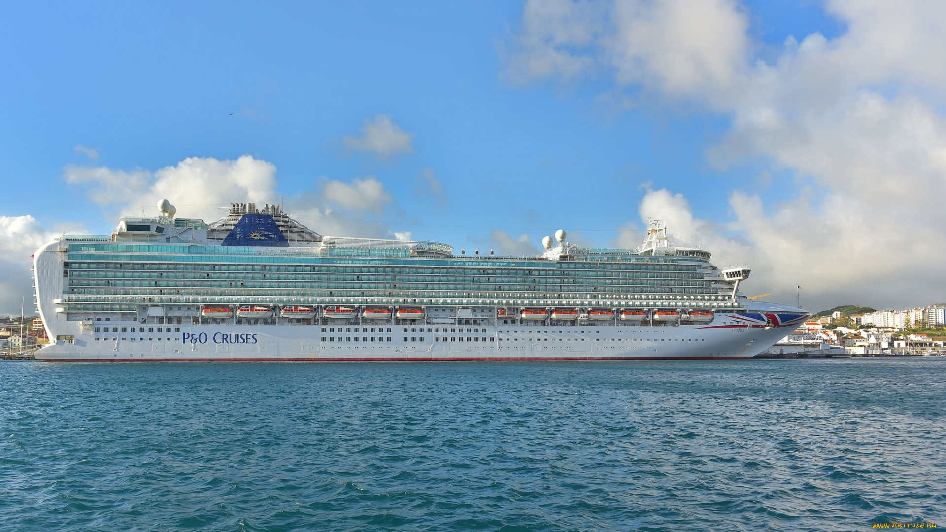 azura, корабли, лайнеры, круиз, лайнер