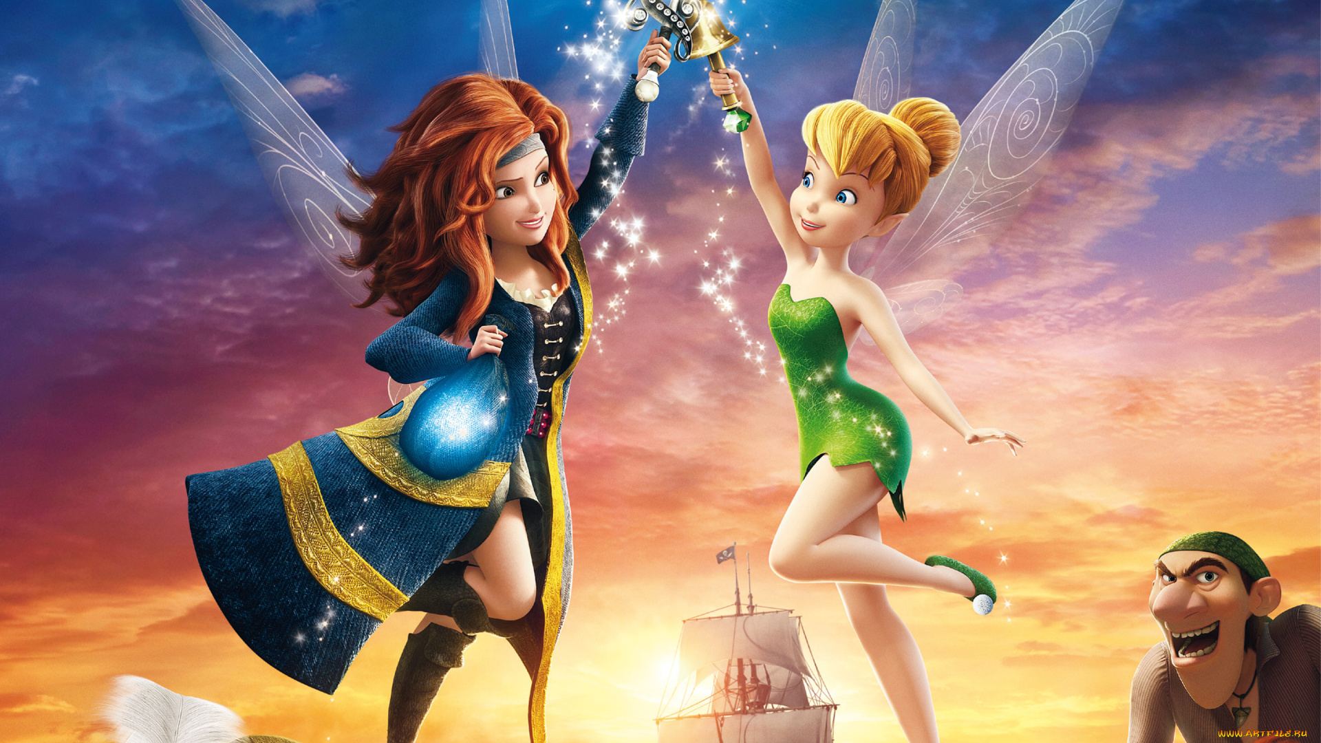 мультфильмы, tinker, bell, and, the, lost, treasure, персонажи