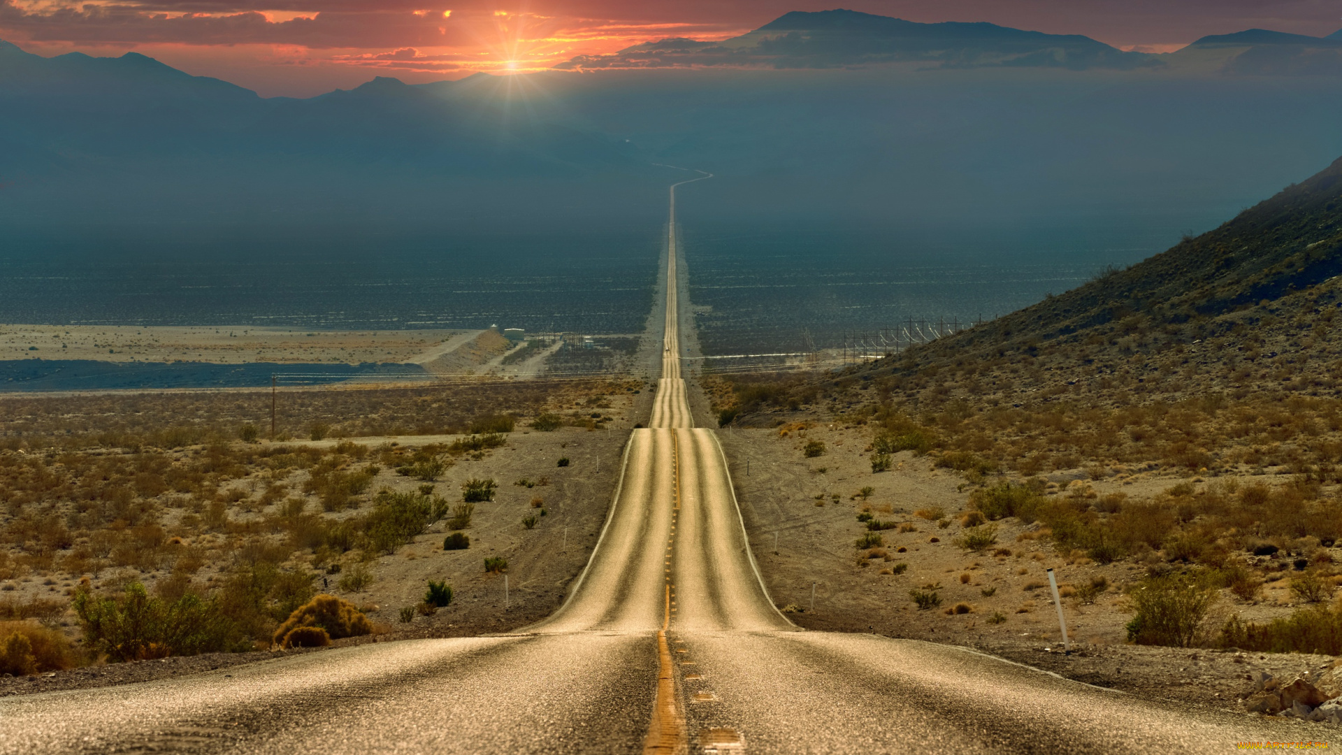 природа, дороги, дорога