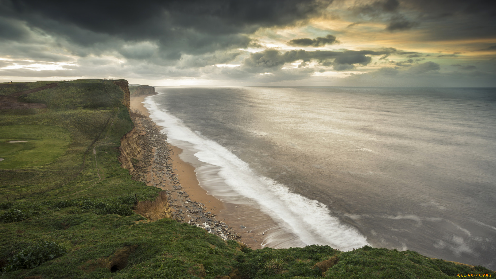 природа, побережье, берег, море