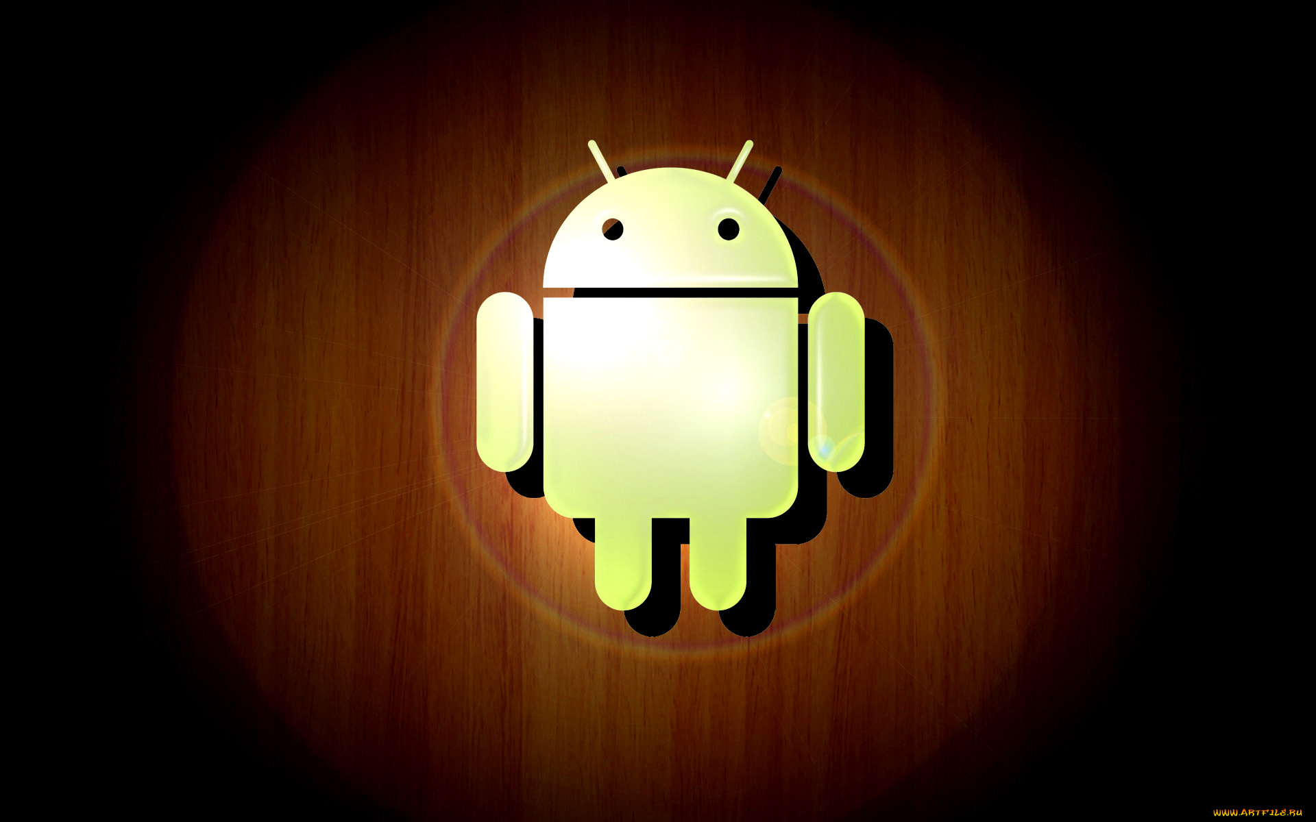 компьютеры, android, фон, логотип