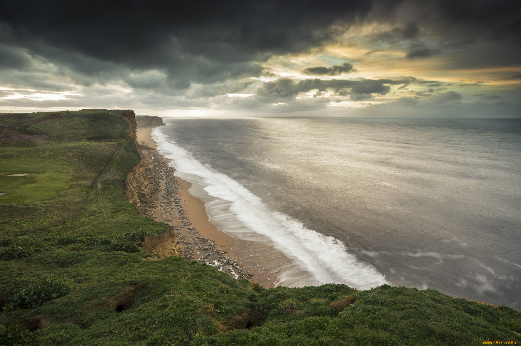 природа, побережье, берег, море