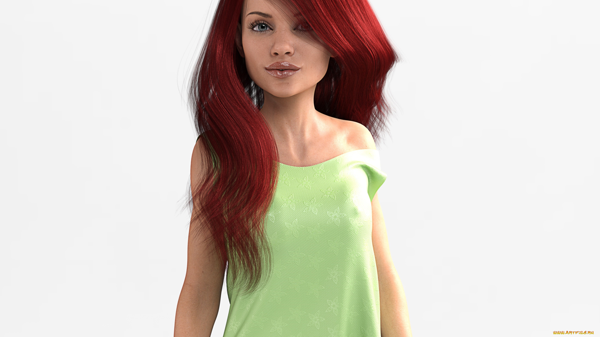 3д, графика, люди, , people, взгляд, девушка, фон