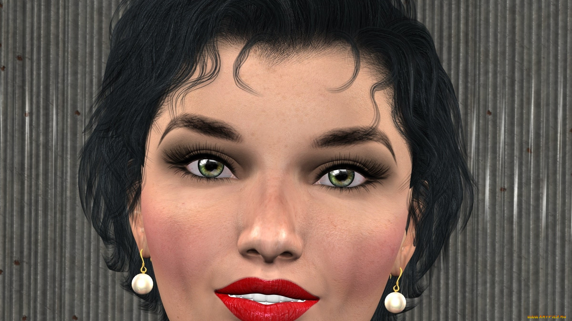 3д, графика, портрет, , portraits, девушка, фон, взгляд