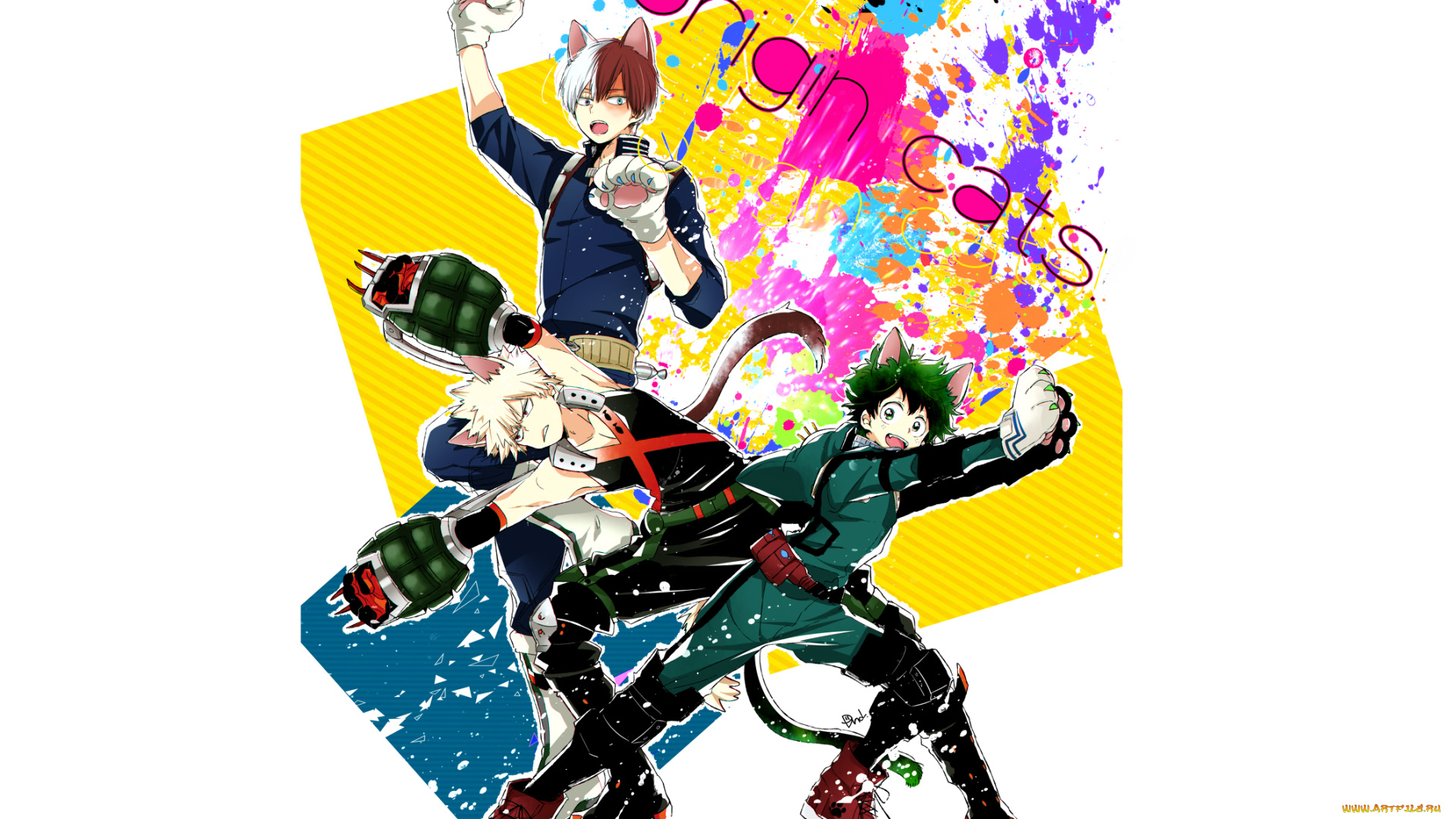 аниме, boku, no, hero, academia, моя, геройская, академия