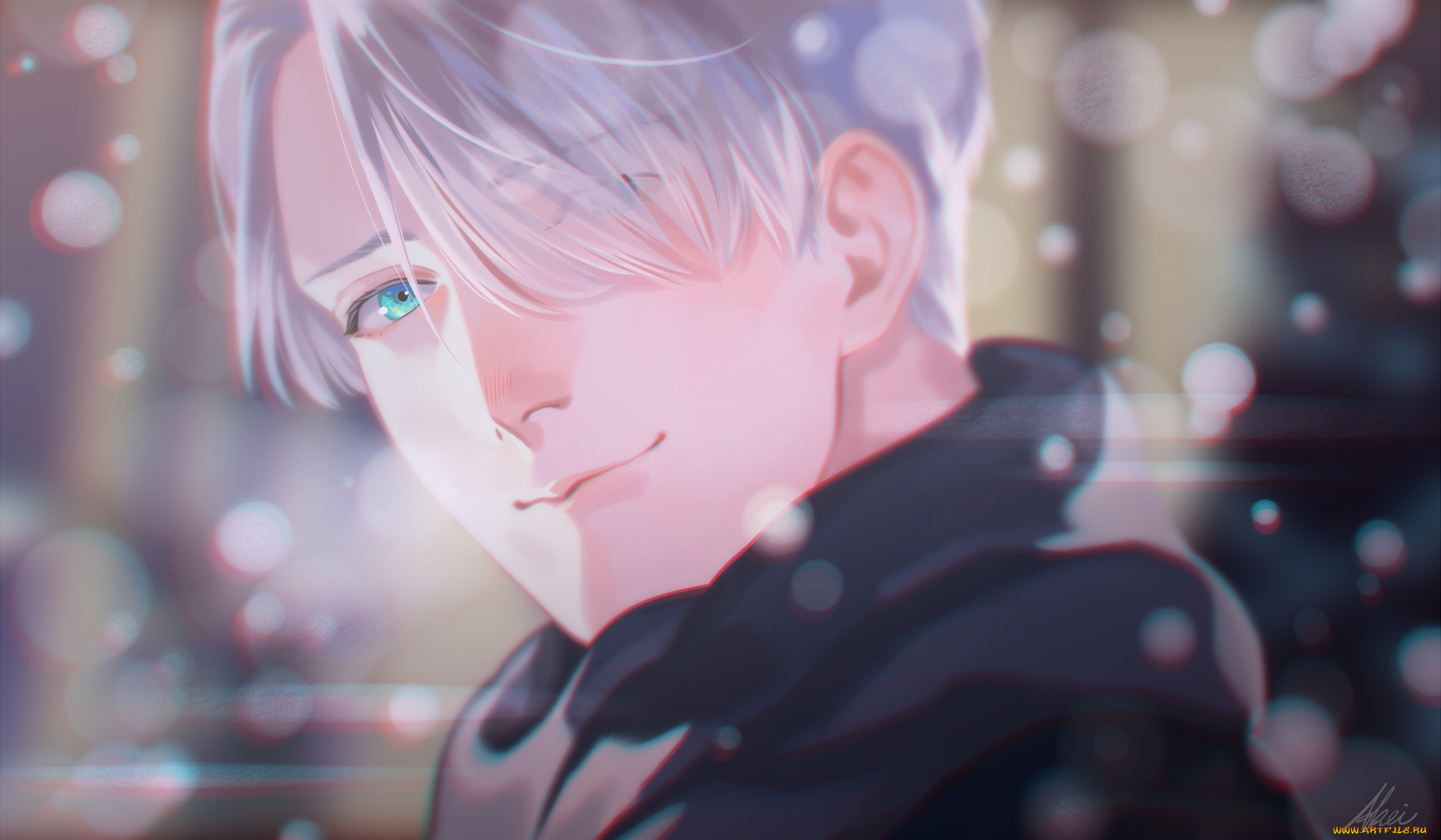 аниме, yuri, on, ice, victor, nikiforov