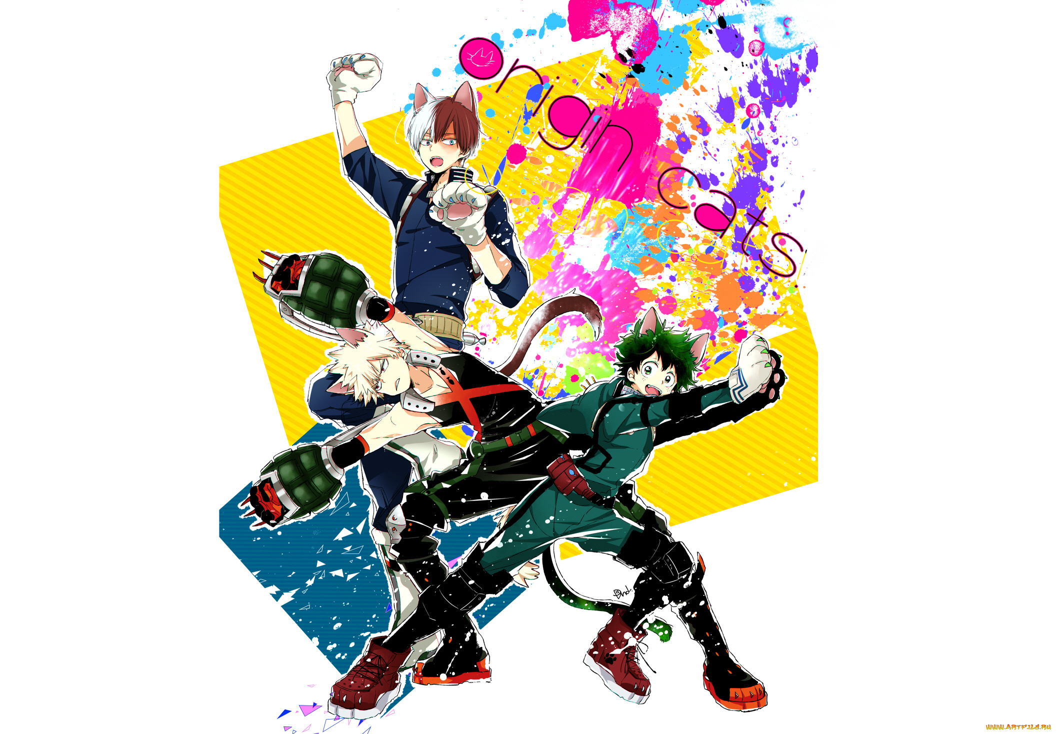 аниме, boku, no, hero, academia, моя, геройская, академия