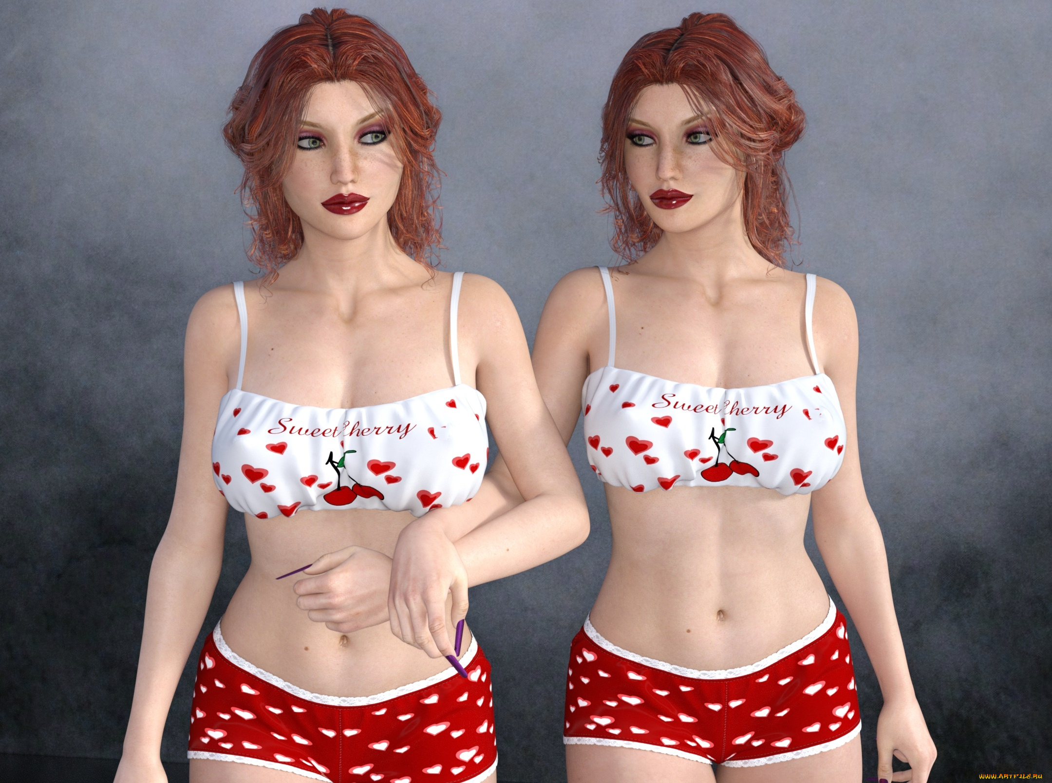 3д, графика, люди, , people, взгляд, девушки, фон