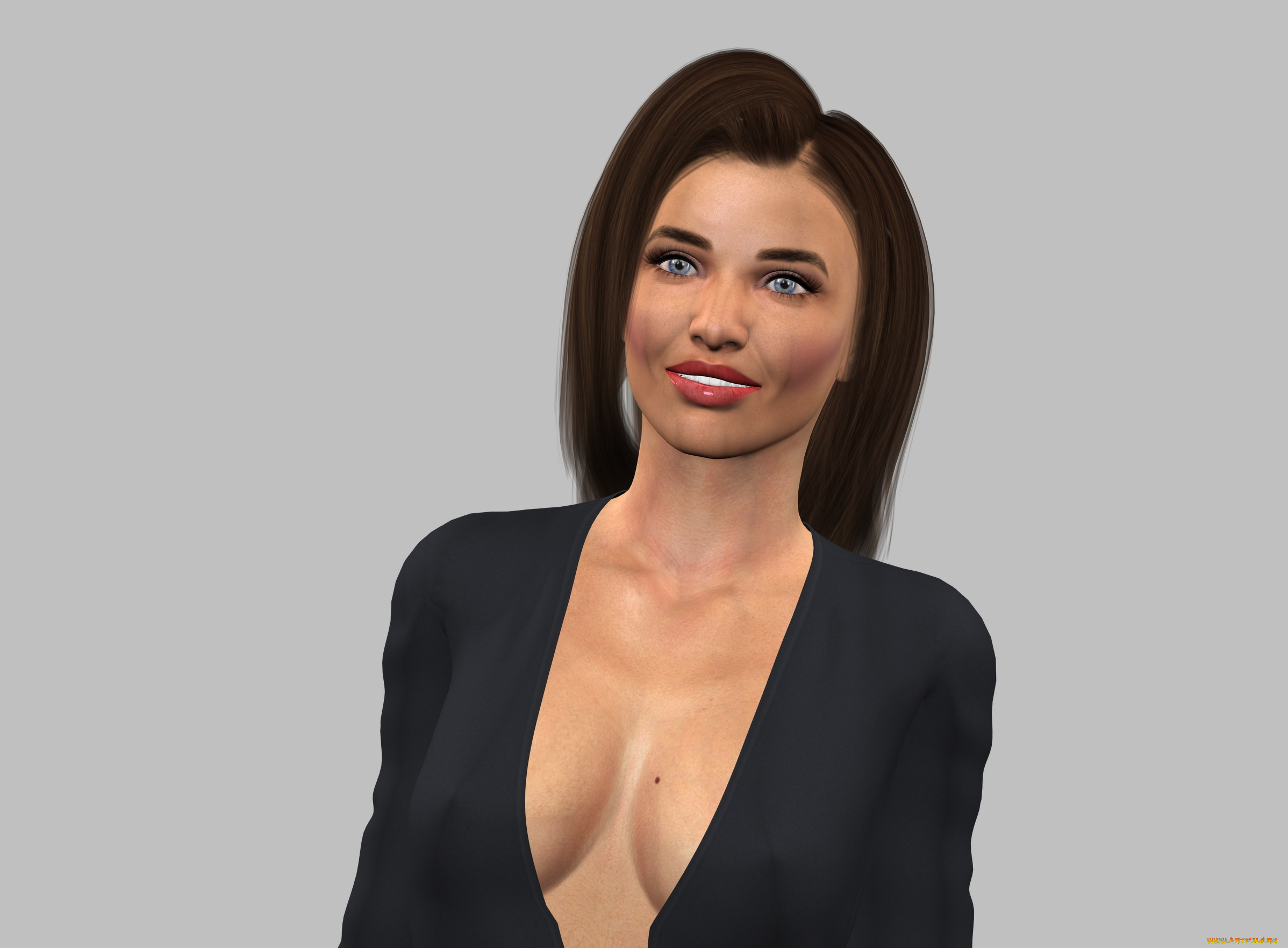 3д, графика, люди, , people, девушка, взгляд, фон