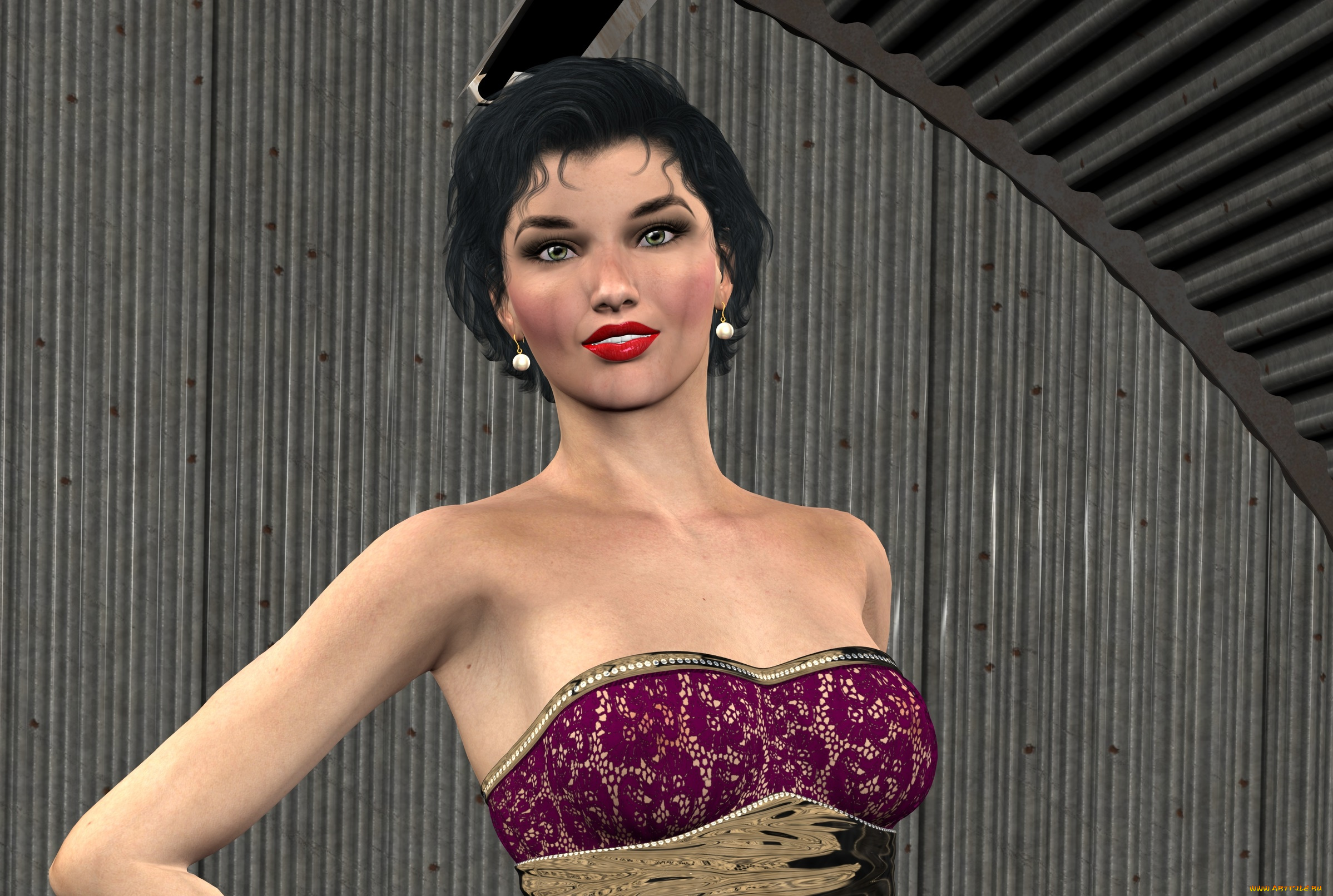 3д, графика, люди, , people, фон, взгляд, девушка