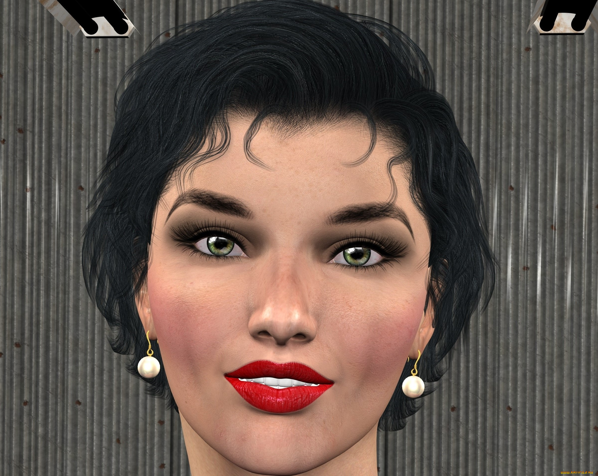 3д, графика, портрет, , portraits, девушка, фон, взгляд