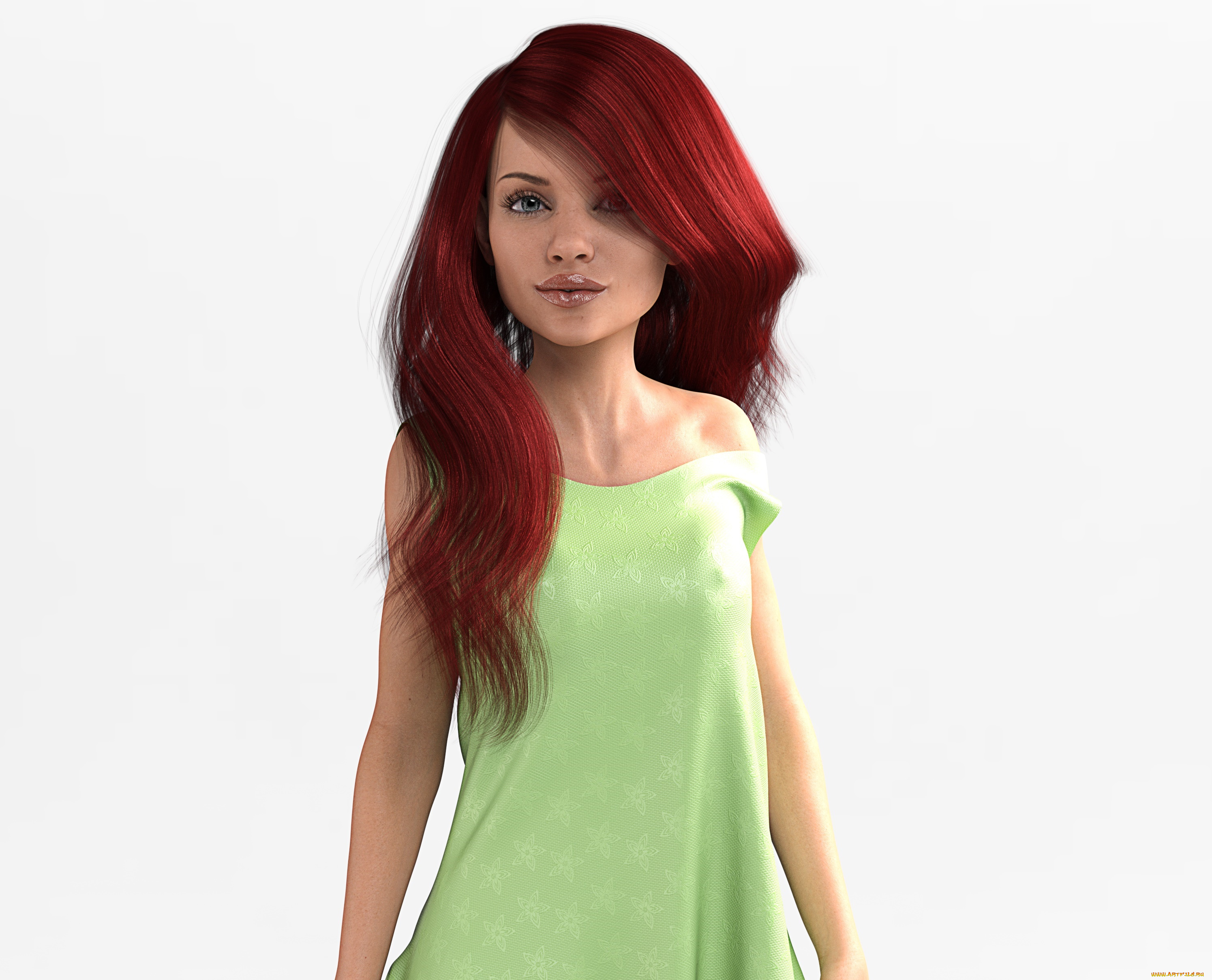 3д, графика, люди, , people, взгляд, девушка, фон