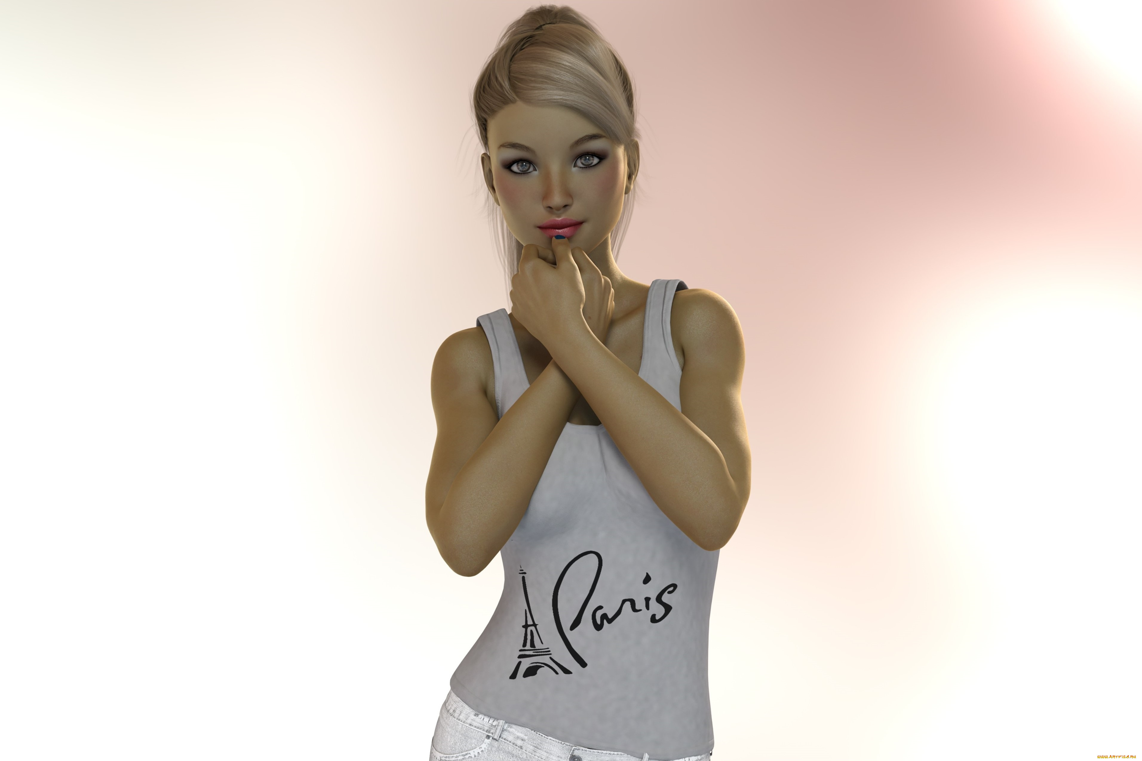 3д, графика, люди, , people, фон, взгляд, девушка