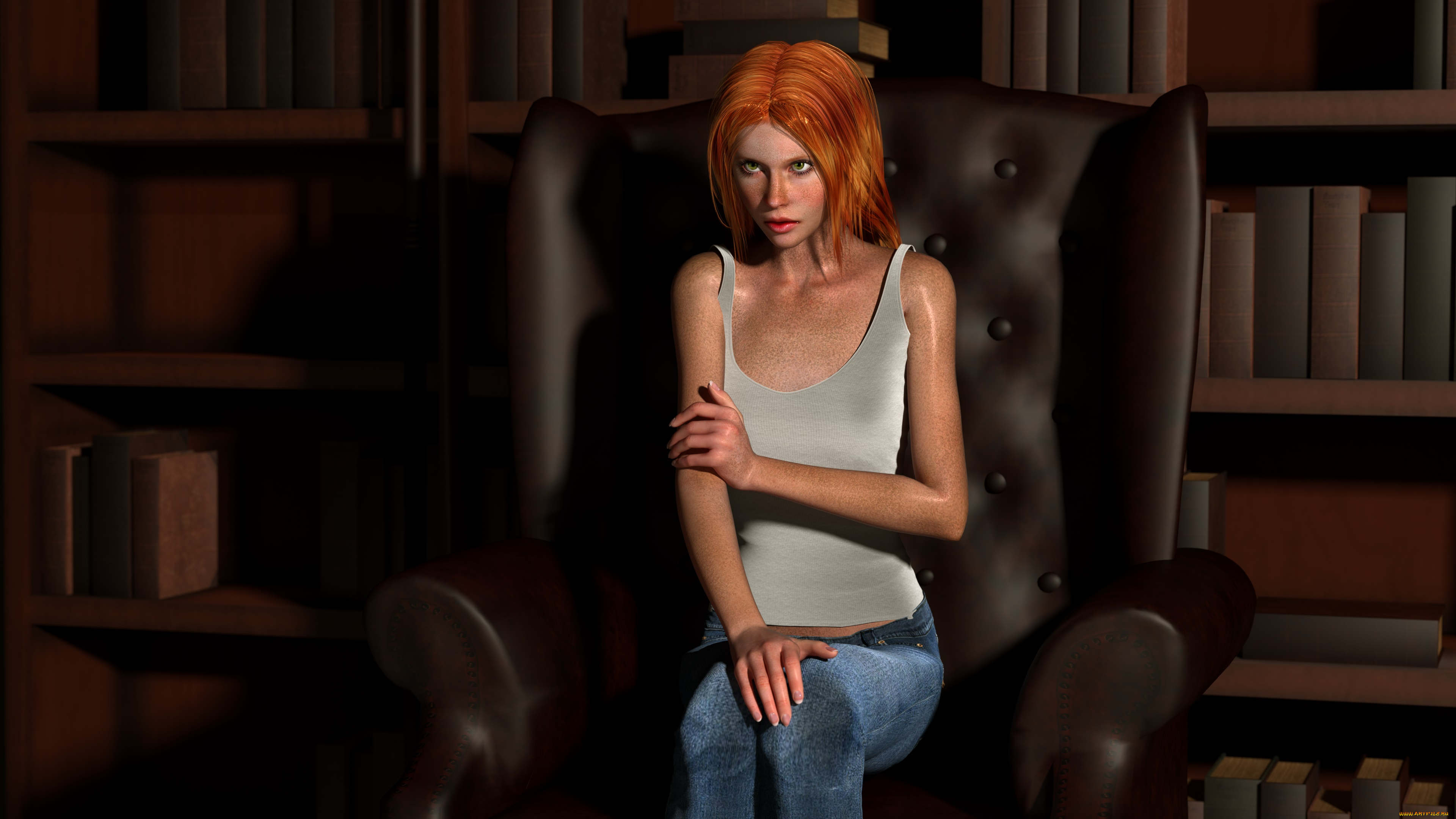 3д, графика, люди, , people, взгляд, девушка, фон