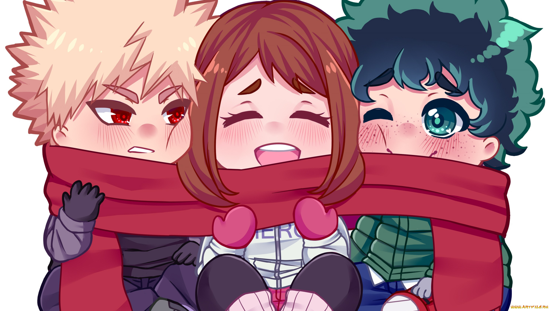 аниме, boku, no, hero, academia, моя, геройская, академия