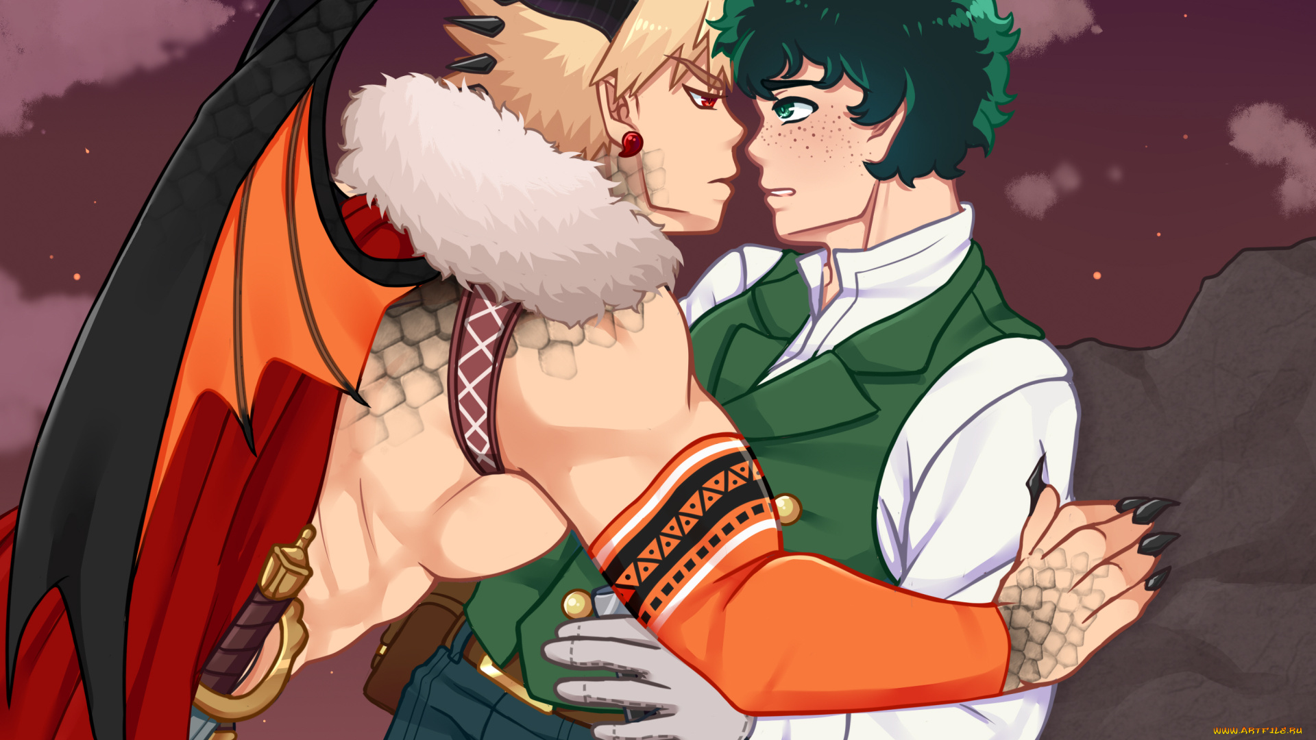 аниме, boku, no, hero, academia, моя, геройская, академия