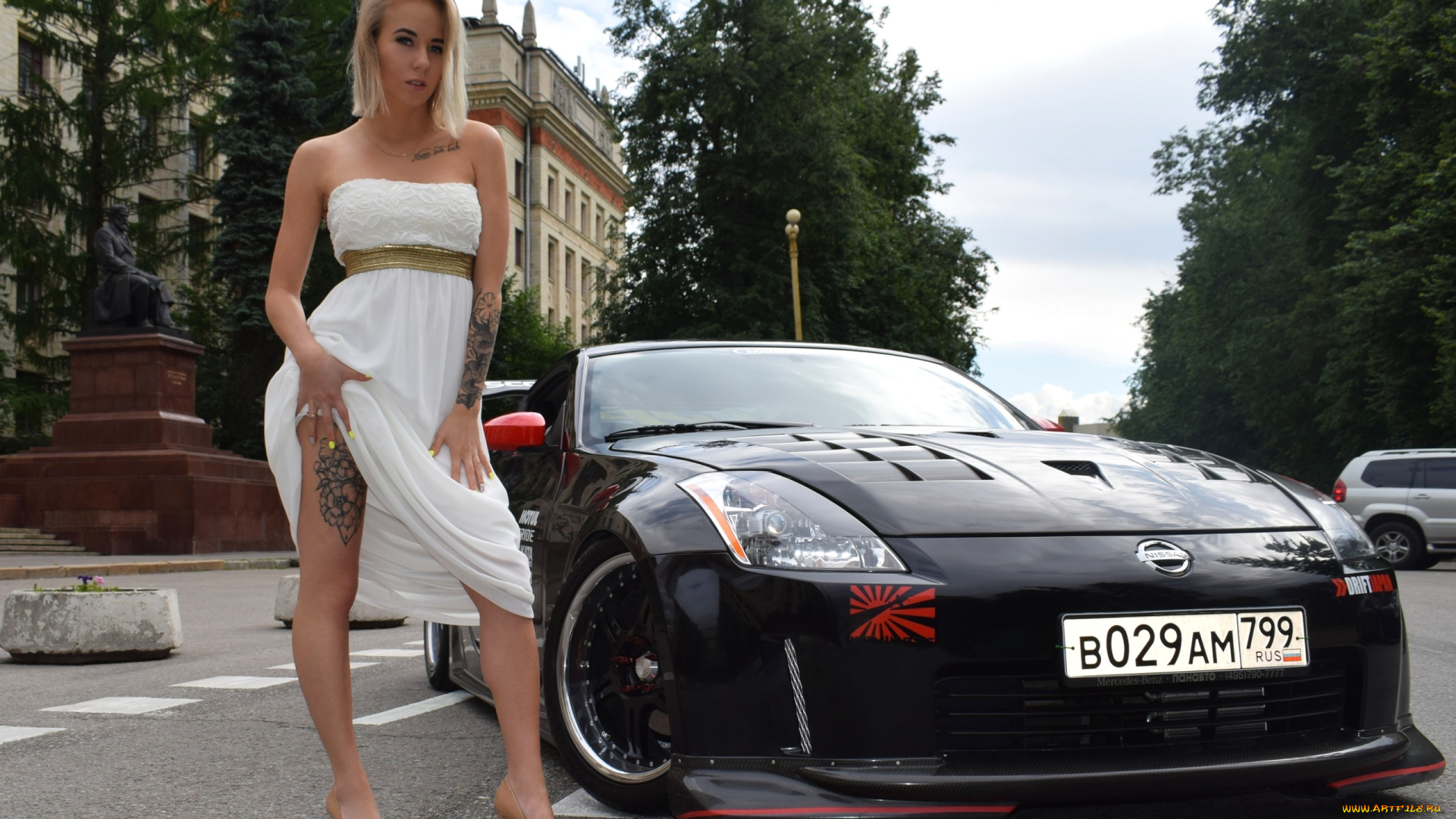 автомобили, -авто, с, девушками, авто, девушка