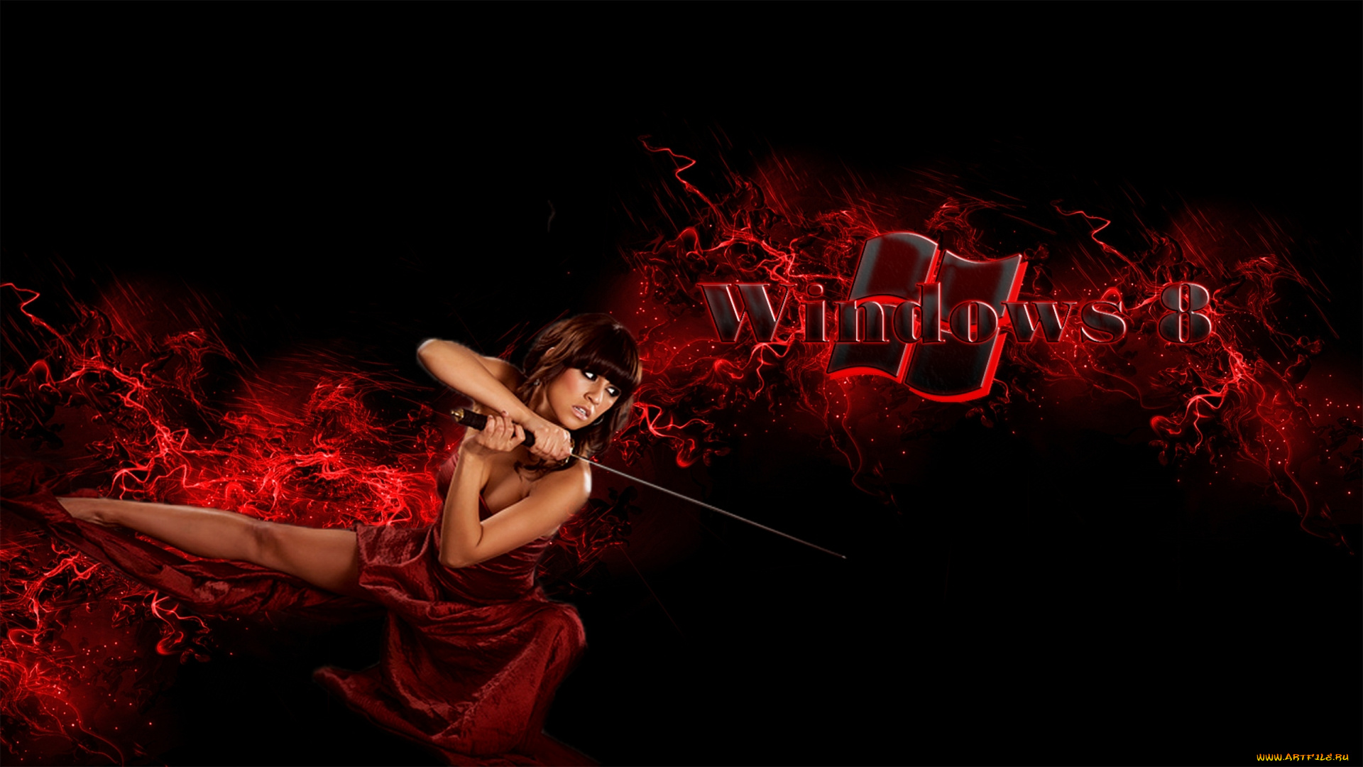 компьютеры, windows, 8, фон, логотип