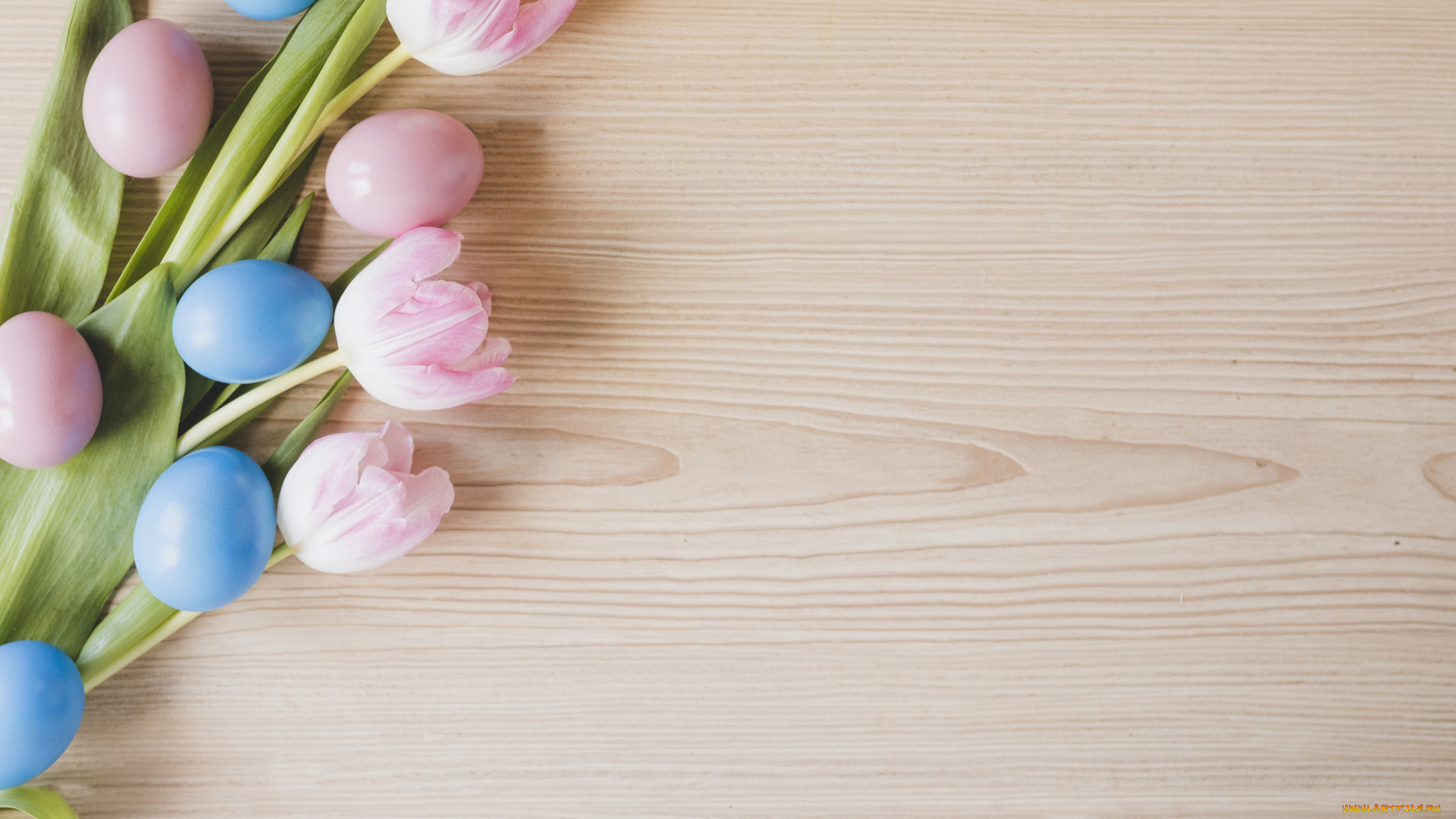 праздничные, пасха, цветы, весна, тюльпаны