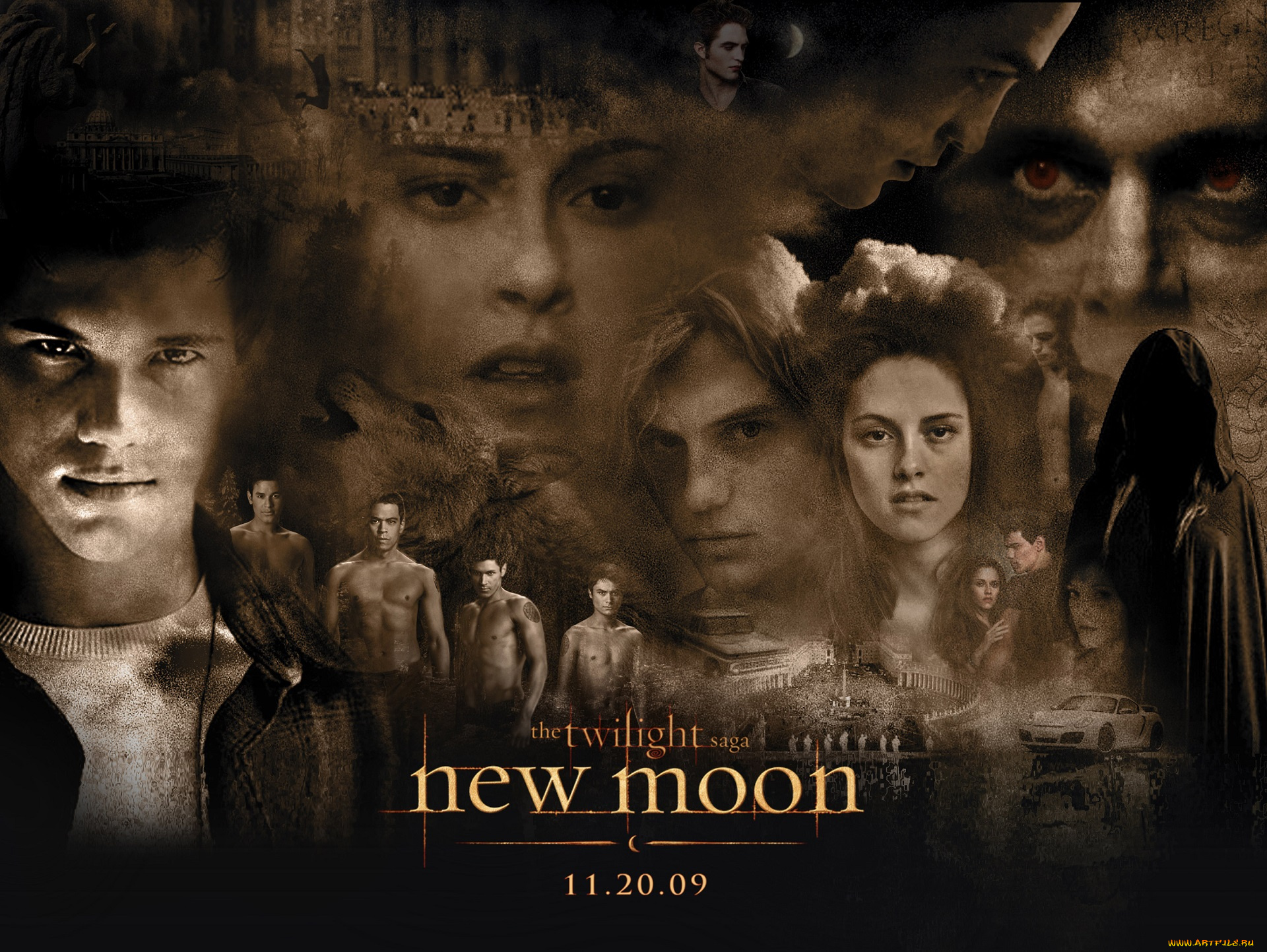 кино, фильмы, the, twilight, saga, , new, moon, сумерки