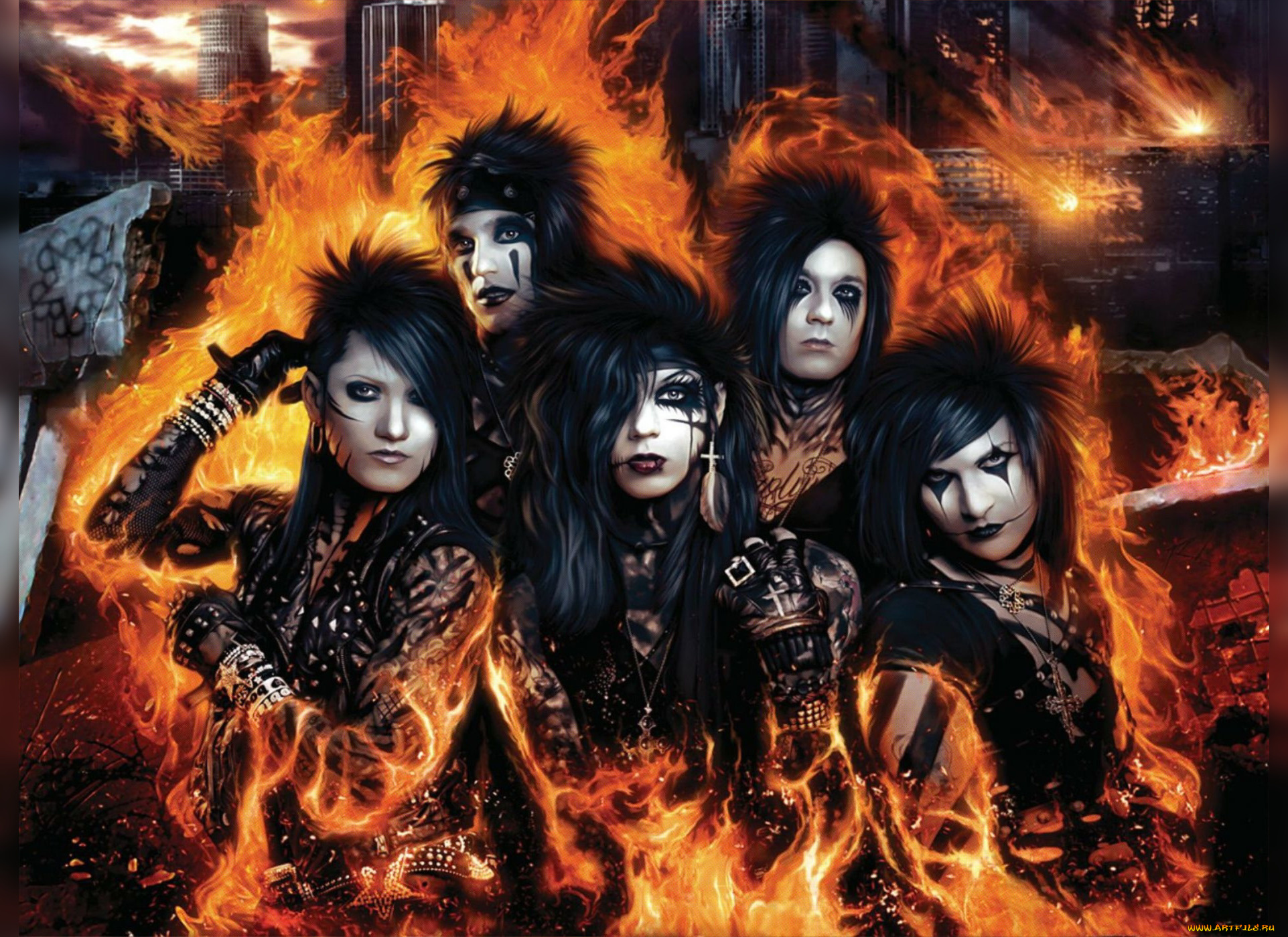 black-veil-brides, музыка, black, veil, brides, группа