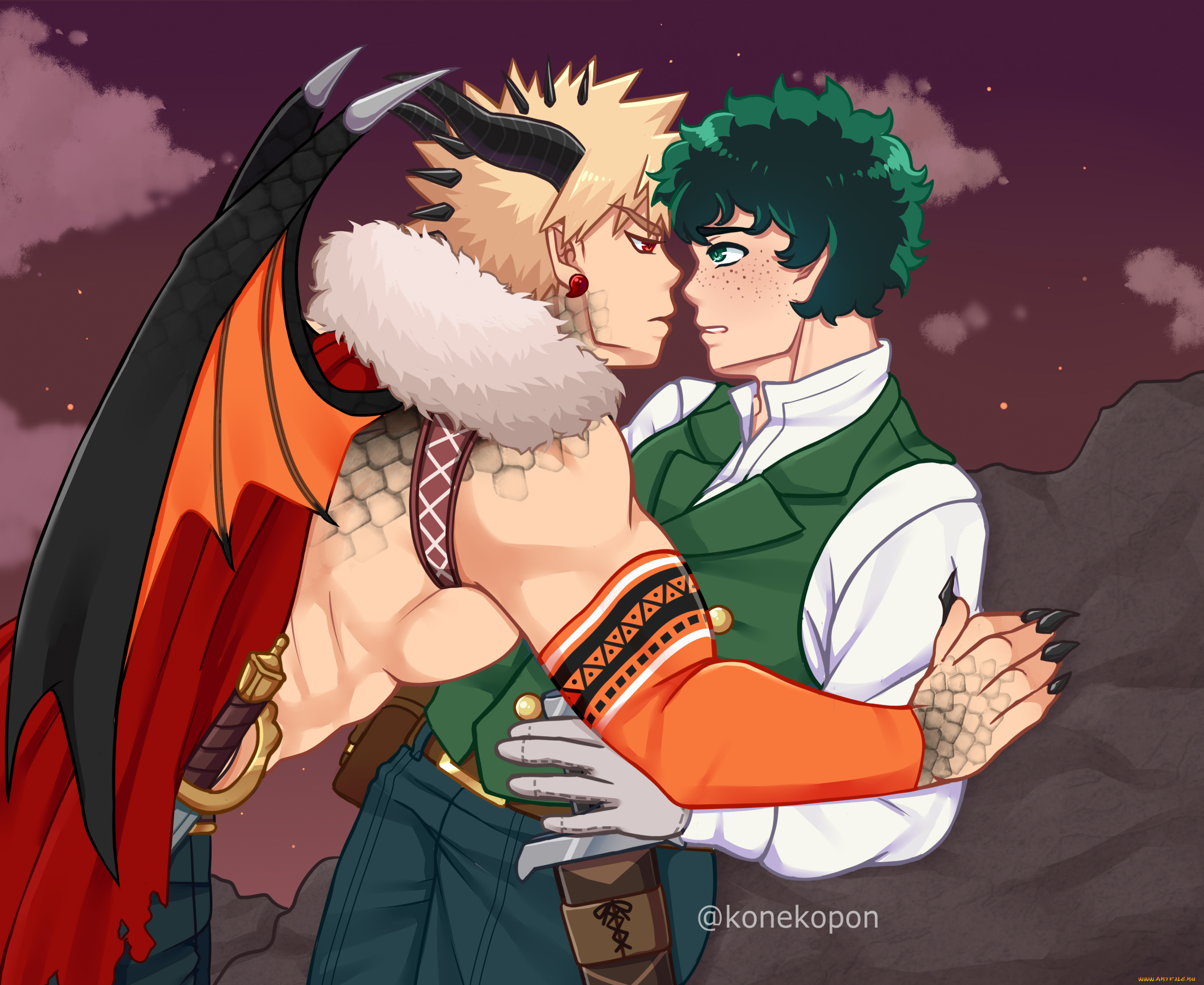 аниме, boku, no, hero, academia, моя, геройская, академия