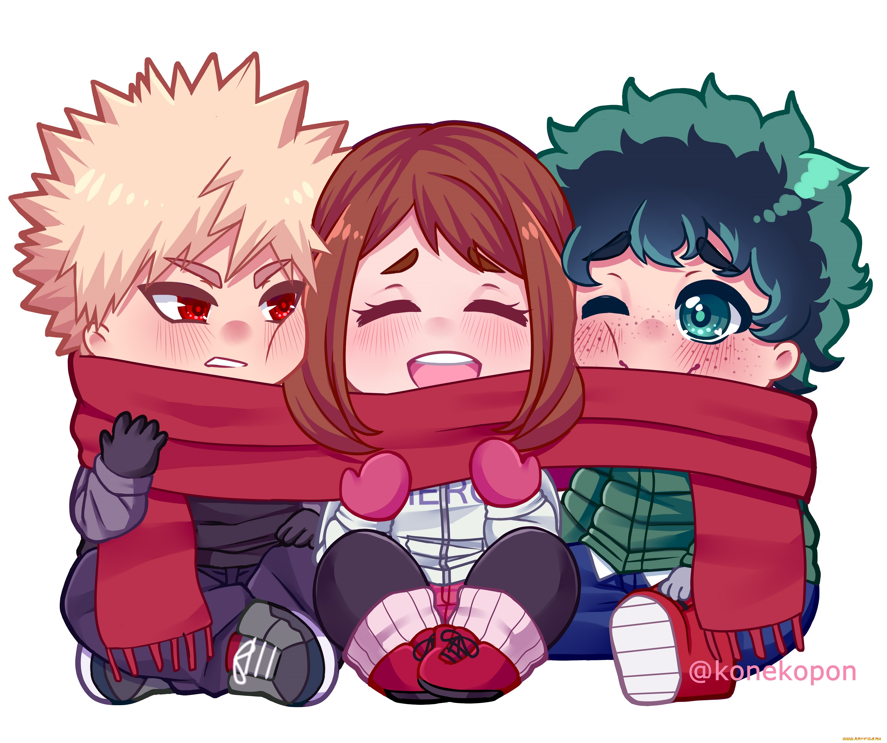 аниме, boku, no, hero, academia, моя, геройская, академия