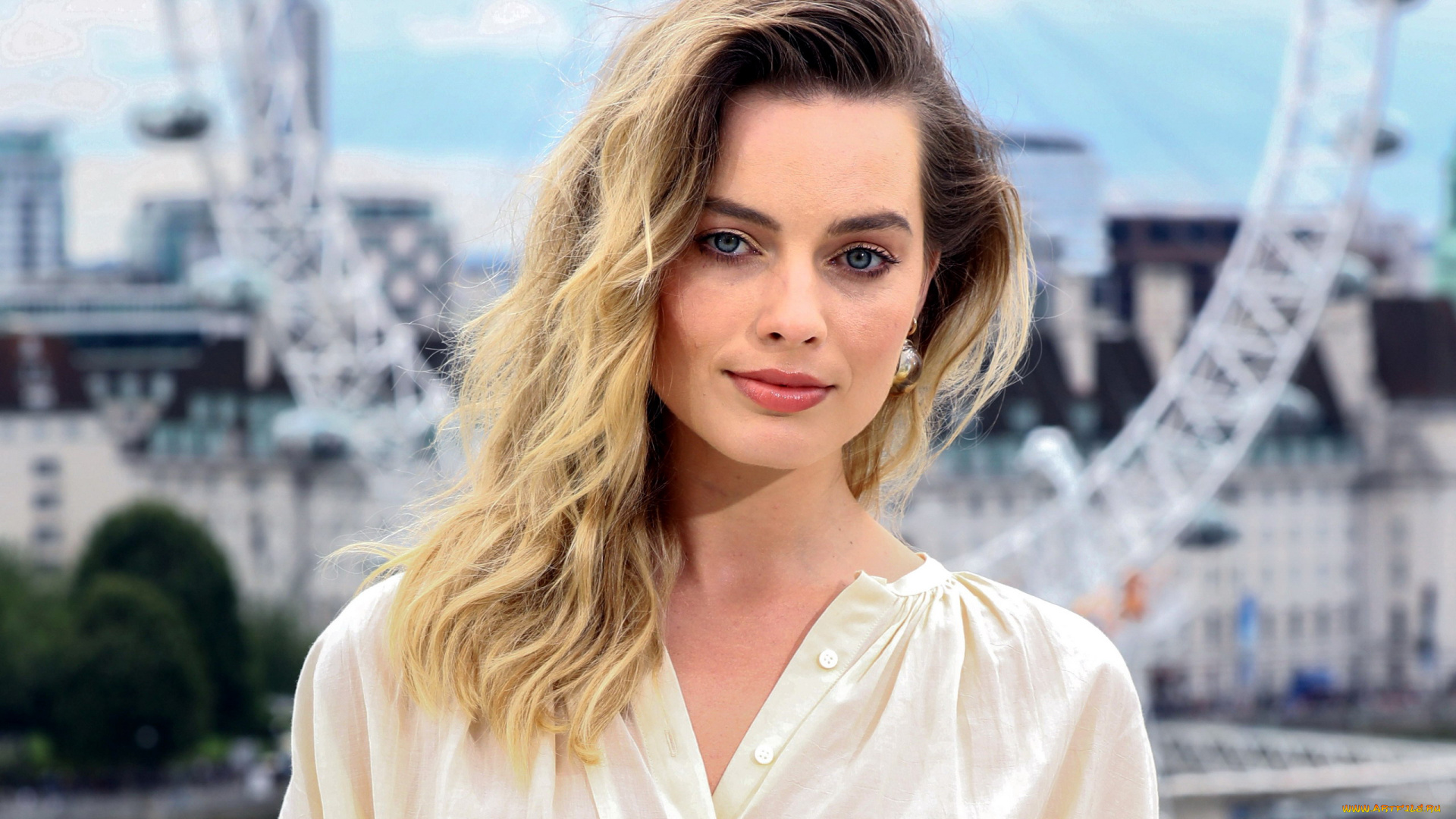 девушки, margot, robbie, портрет