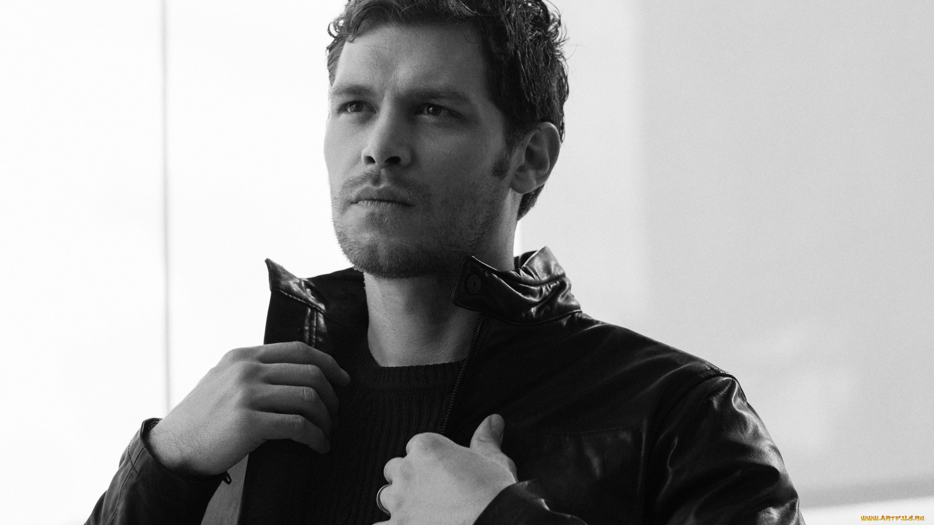 мужчины, joseph, morgan, джозеф, морган, портрет, английский, актер, мужчина, монохромный