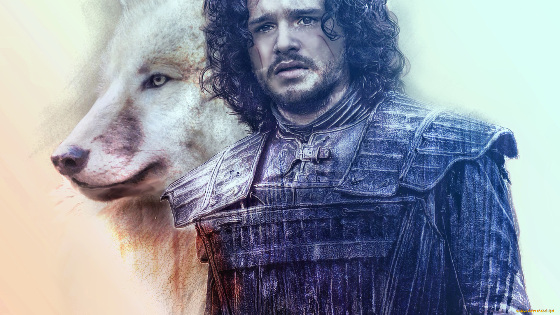 рисованное, кино, , мультфильмы, мужчина, фон, взгляд, волк