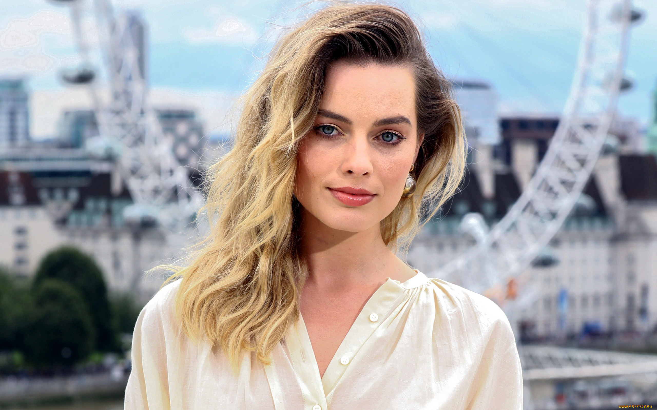 девушки, margot, robbie, портрет