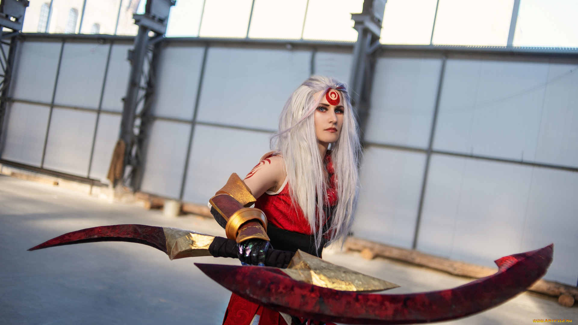 девушки, -, креатив, , косплей, костюм, оружие, лера, илющенко