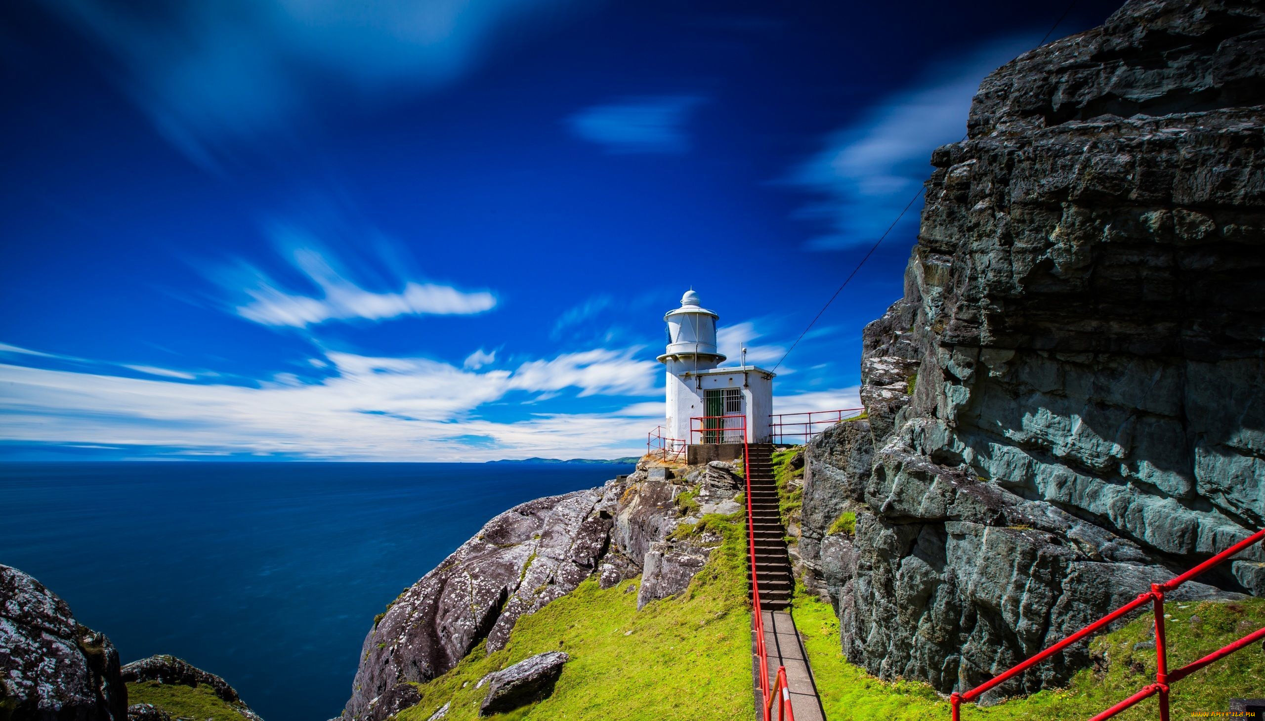sheeps, head, lighthouse, природа, маяки, sheeps, head, lighthouse