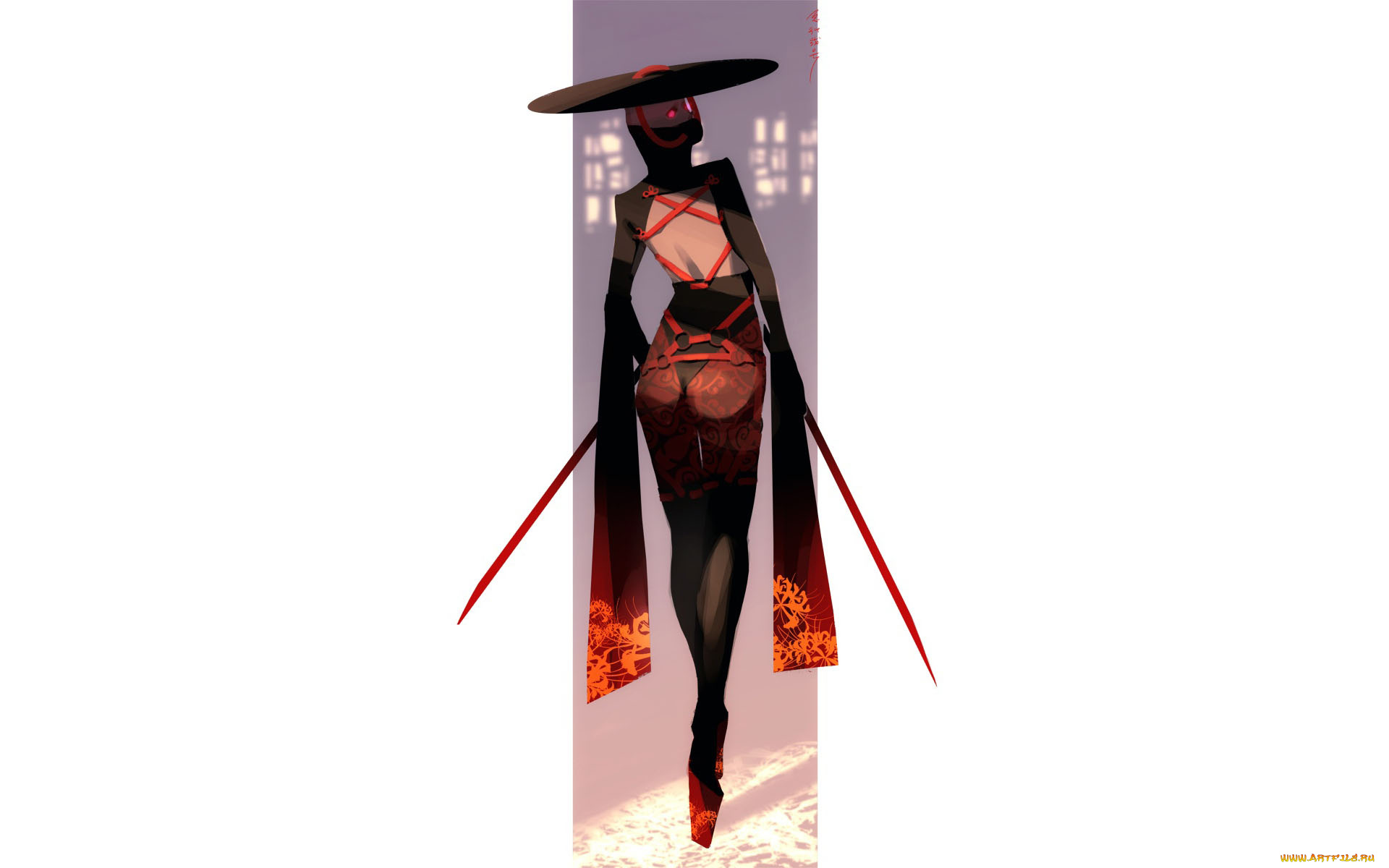 фэнтези, девушки, девушка, шляпа, мечи