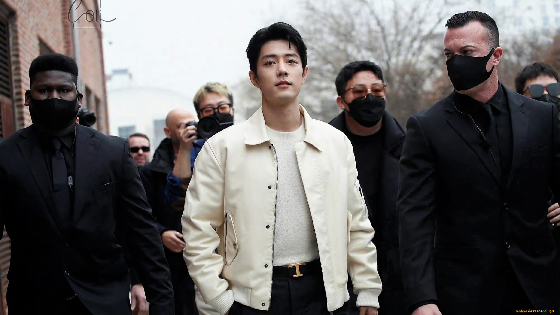 разное, знаменитости, сяо, чжань, охранники