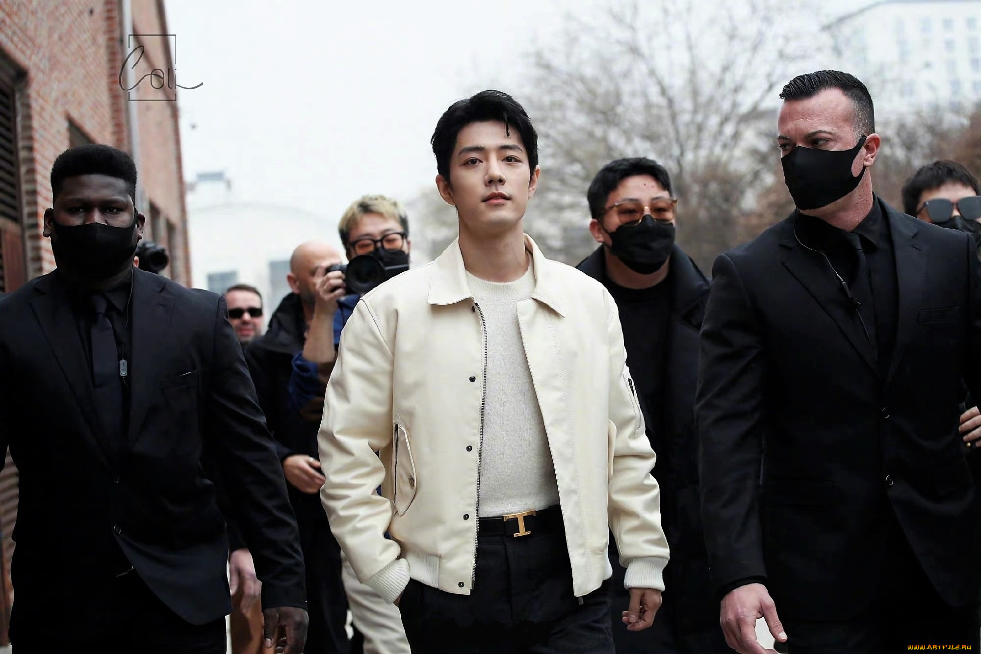 разное, знаменитости, сяо, чжань, охранники