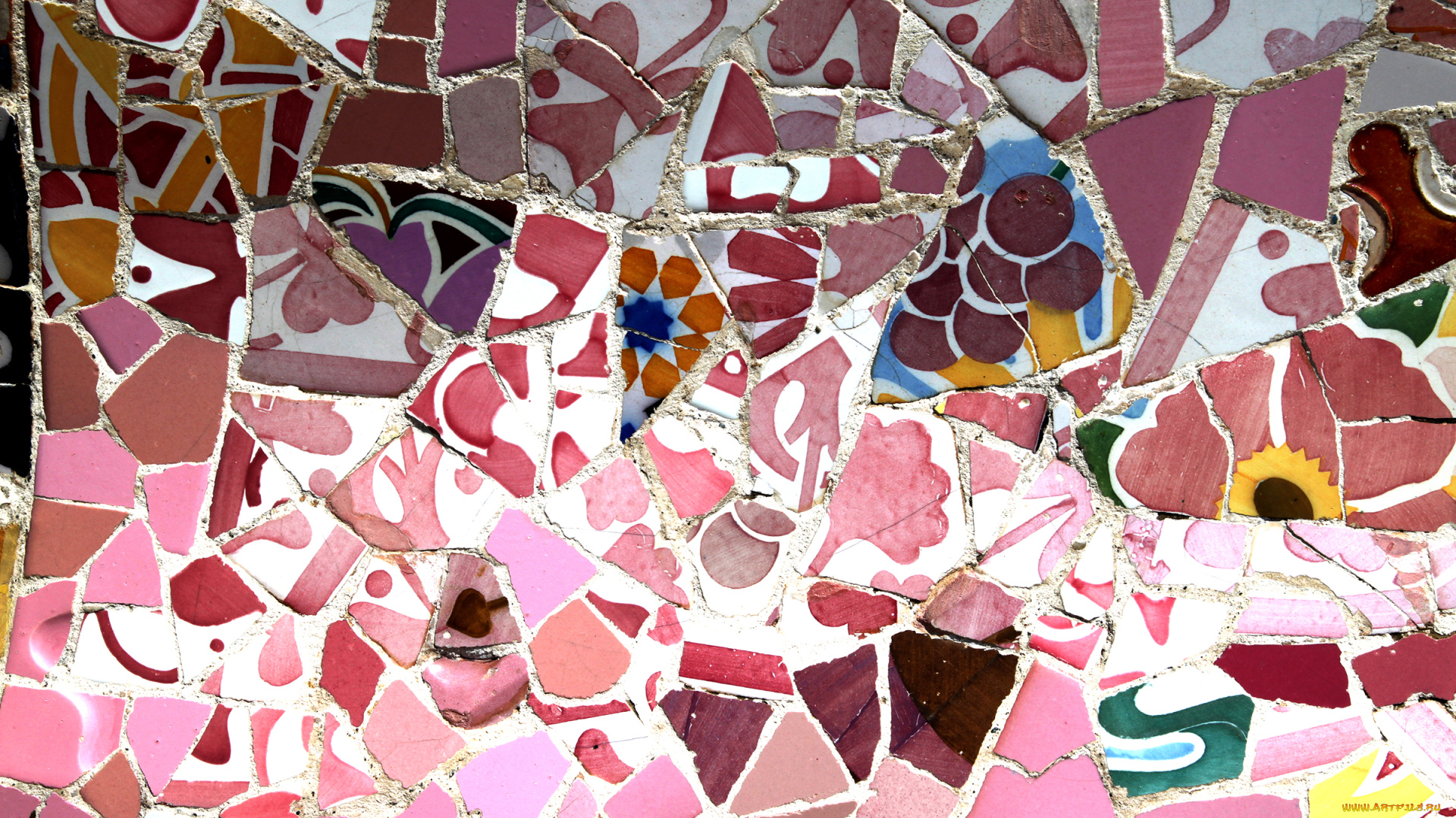 разное, текстуры, стена, мозайка