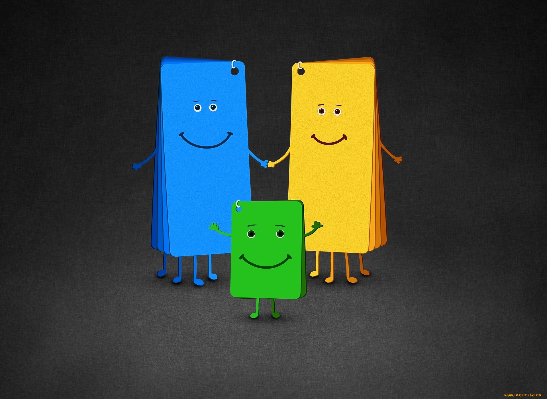 рисованное, vladstudio, блокноты, семья, цвета