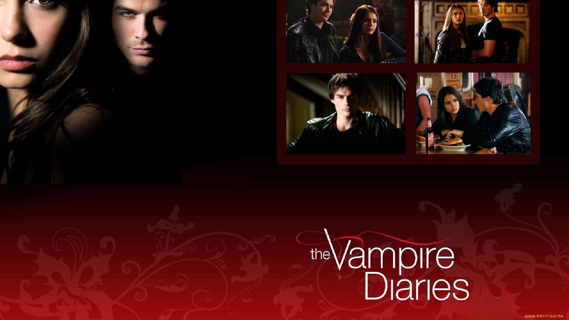 кино, фильмы, the, vampire, diaries, персонажи, кадры, коллаж, вампиры