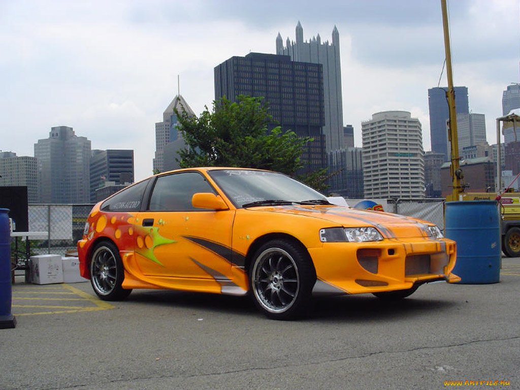 honda, crx, автомобили