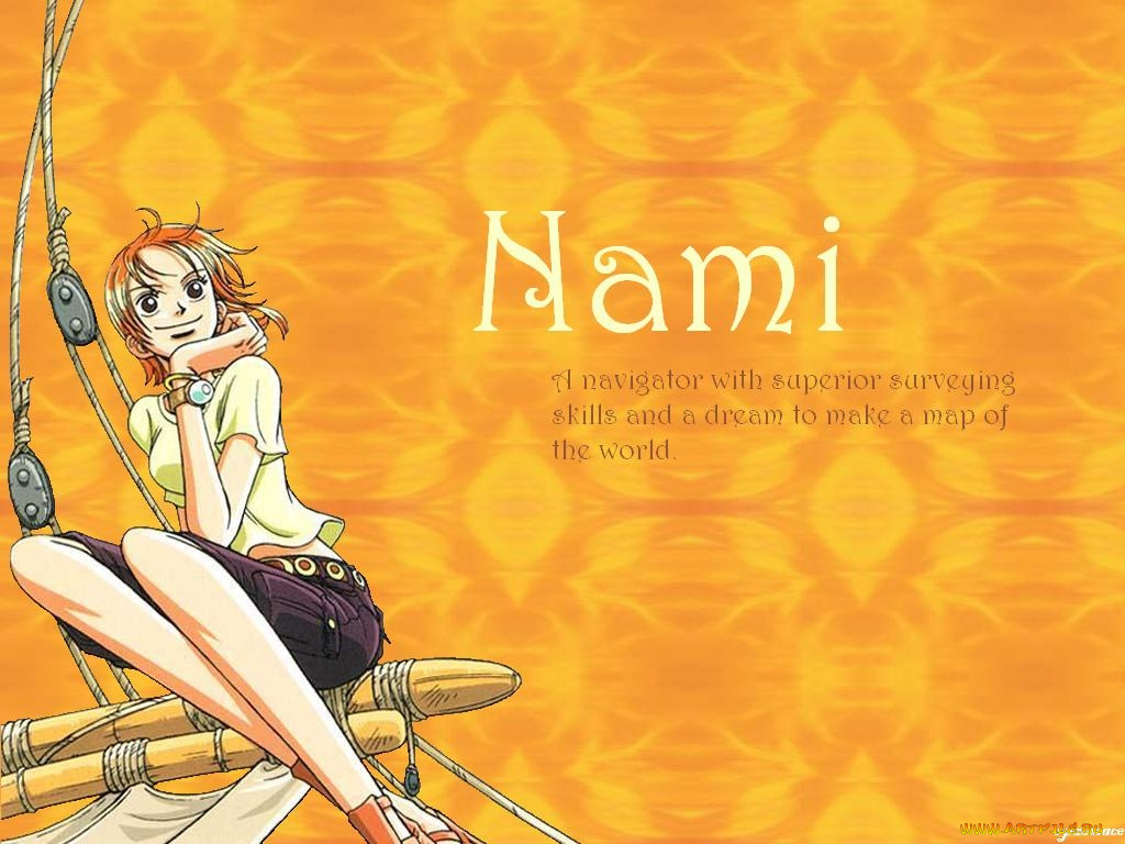 nami, аниме, one, piece
